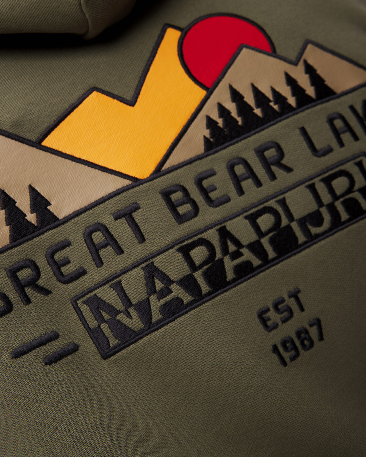 Pánská zelená mikina Napapijri B-Boyd H