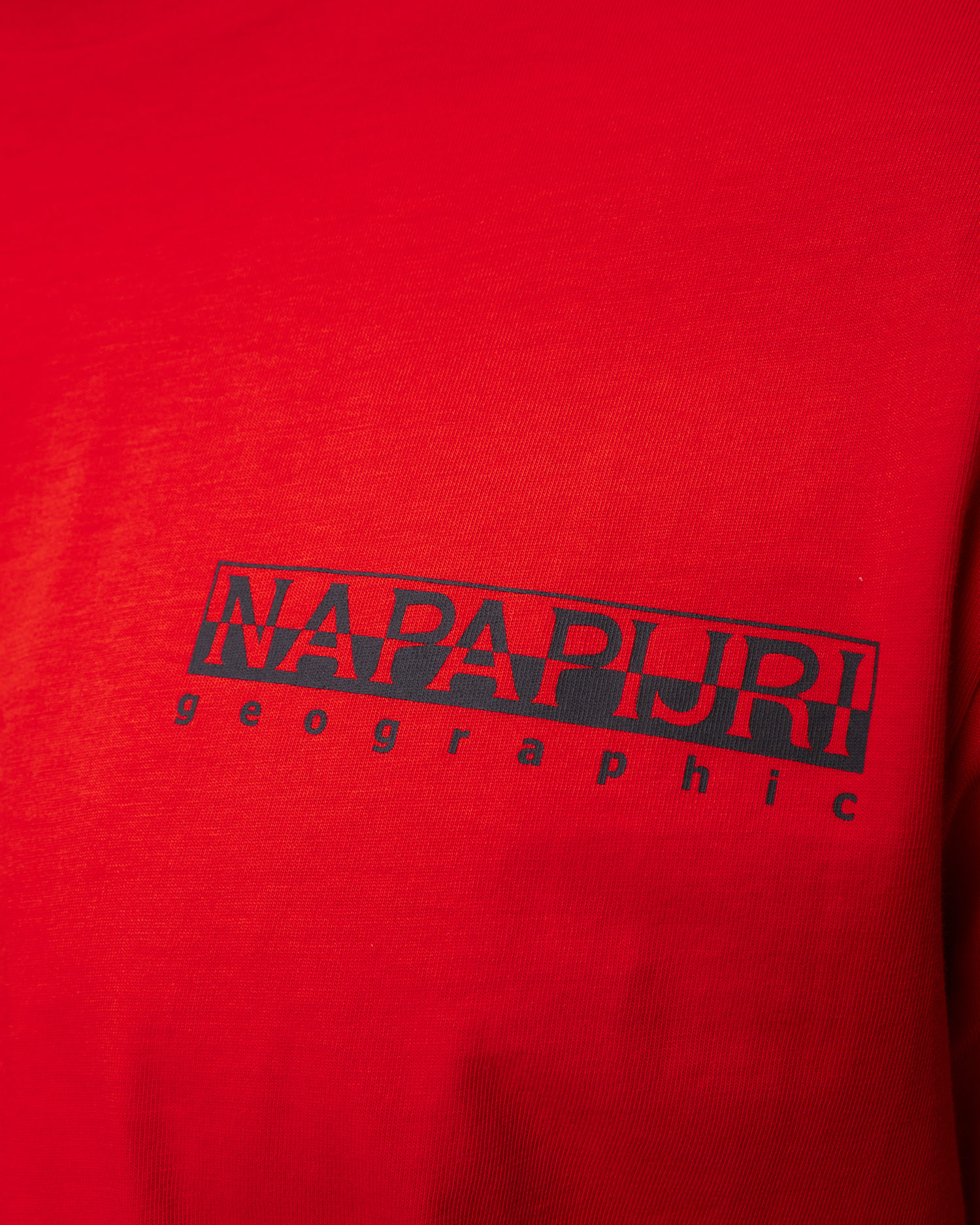 Oranžové pánské tričko Napapijri S-Tahi