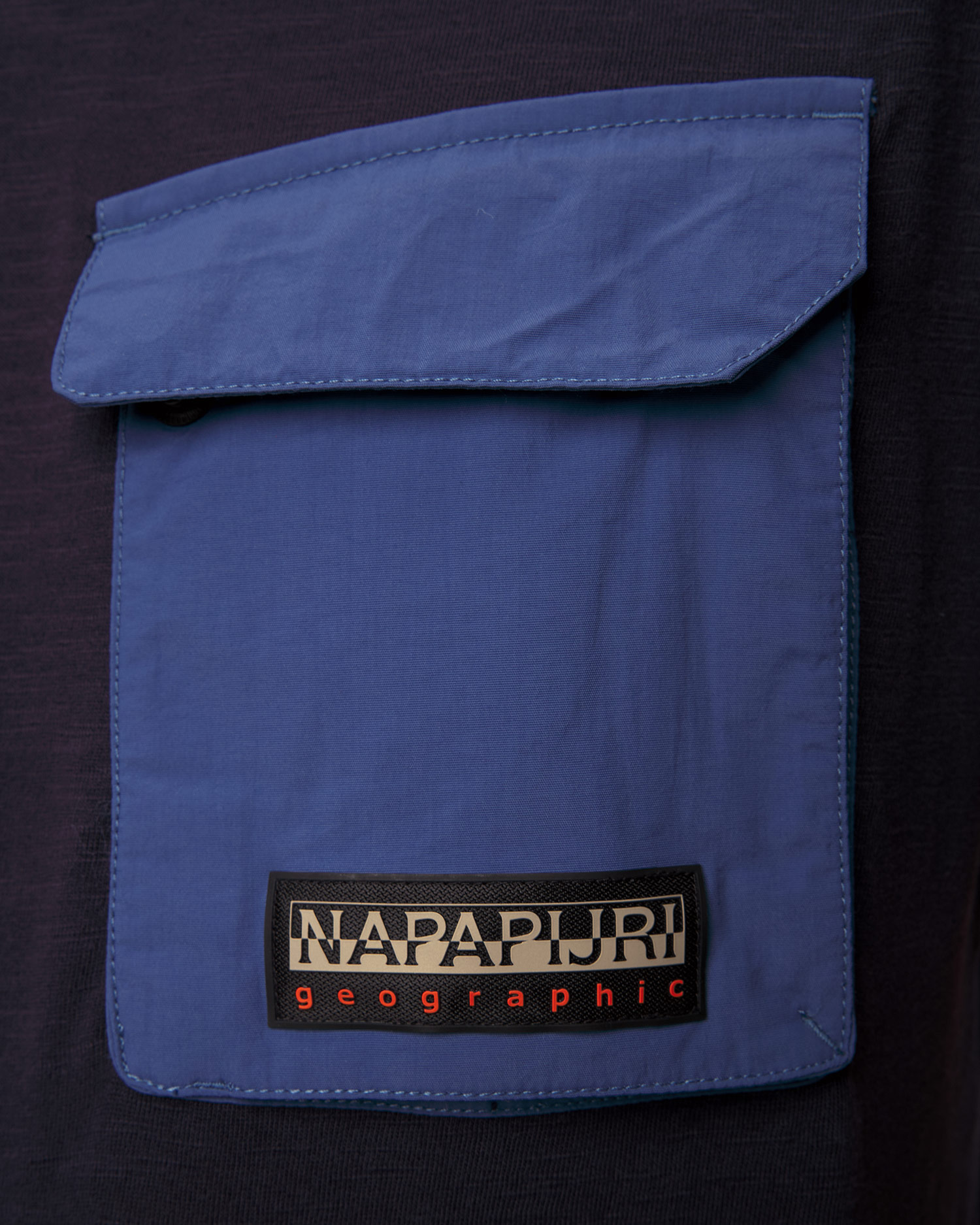 Tmavě modré pánské tričko Napapijri S-Tepees