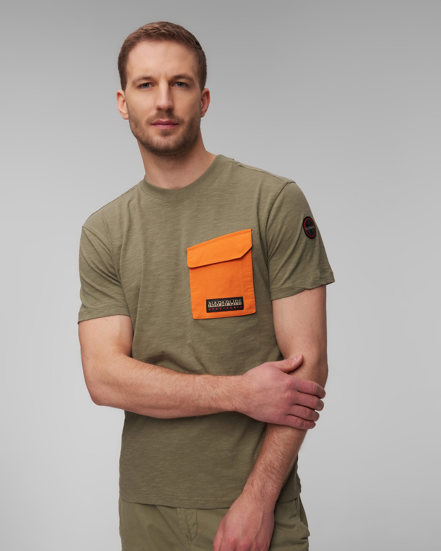 Zelené pánské tričko Napapijri S-Tepees