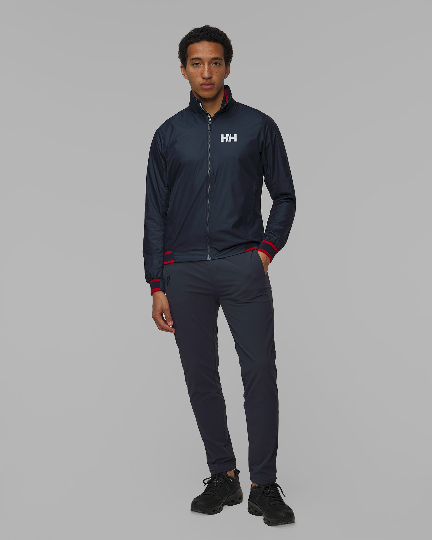 Kurtka wiatrówka męska Helly Hansen Salt Windbreaker granatowa