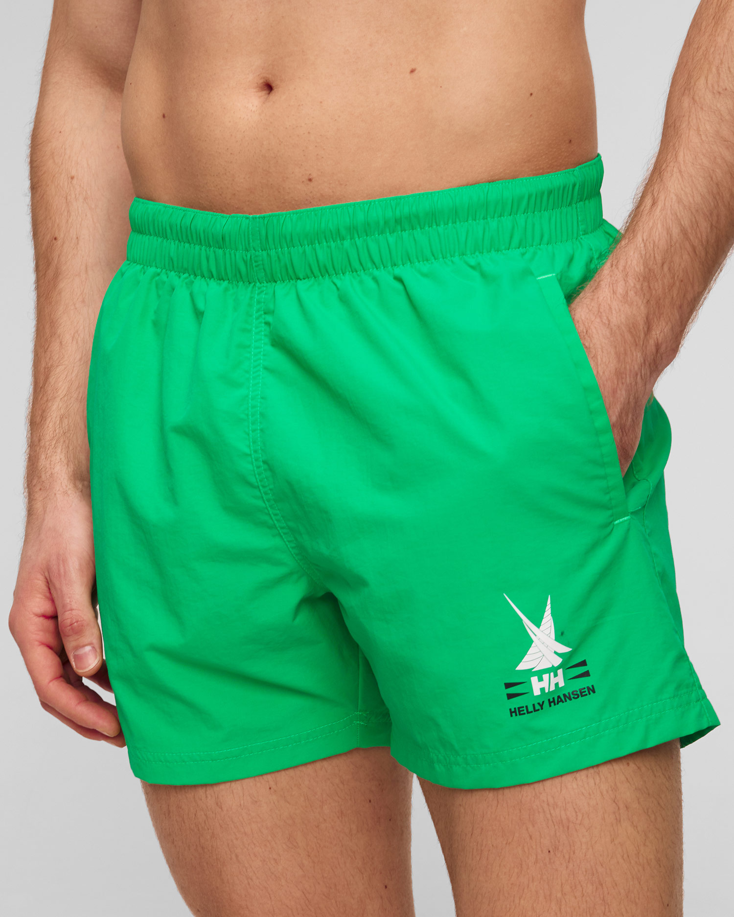 Zelené plavecké šortky Helly Hansen Cascais Trunk