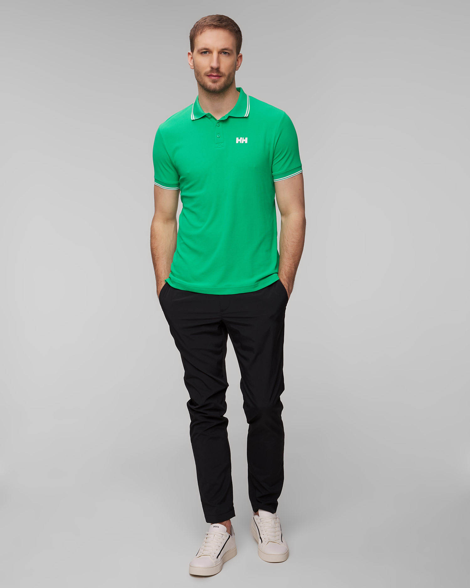 Helly Hansen Kos Polo Herren-Poloshirt in Grün