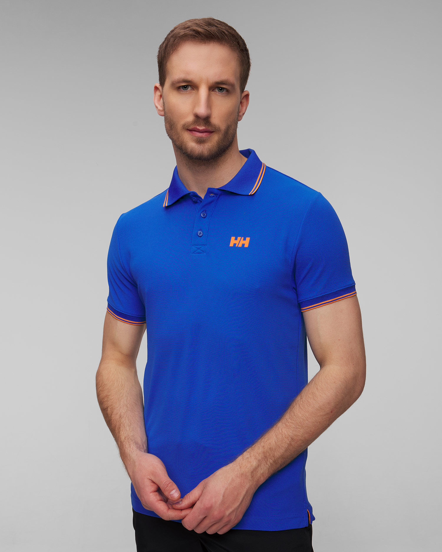 Polo blu da uomo Helly Hansen Kos Polo