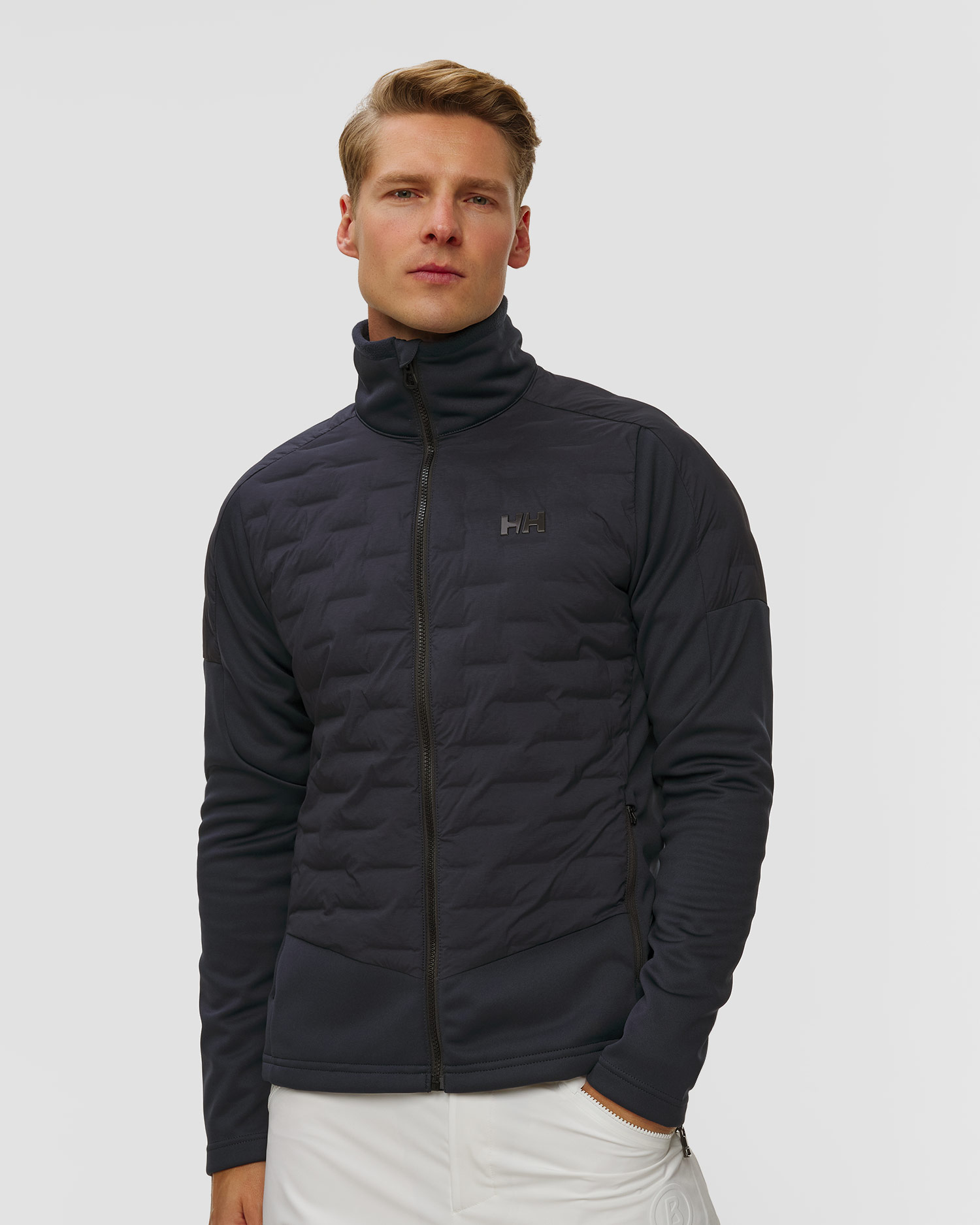 Pánská bundomikina Helly Hansen Hp Hybrid Stretch Insulator v Tmavě Modré Barvě