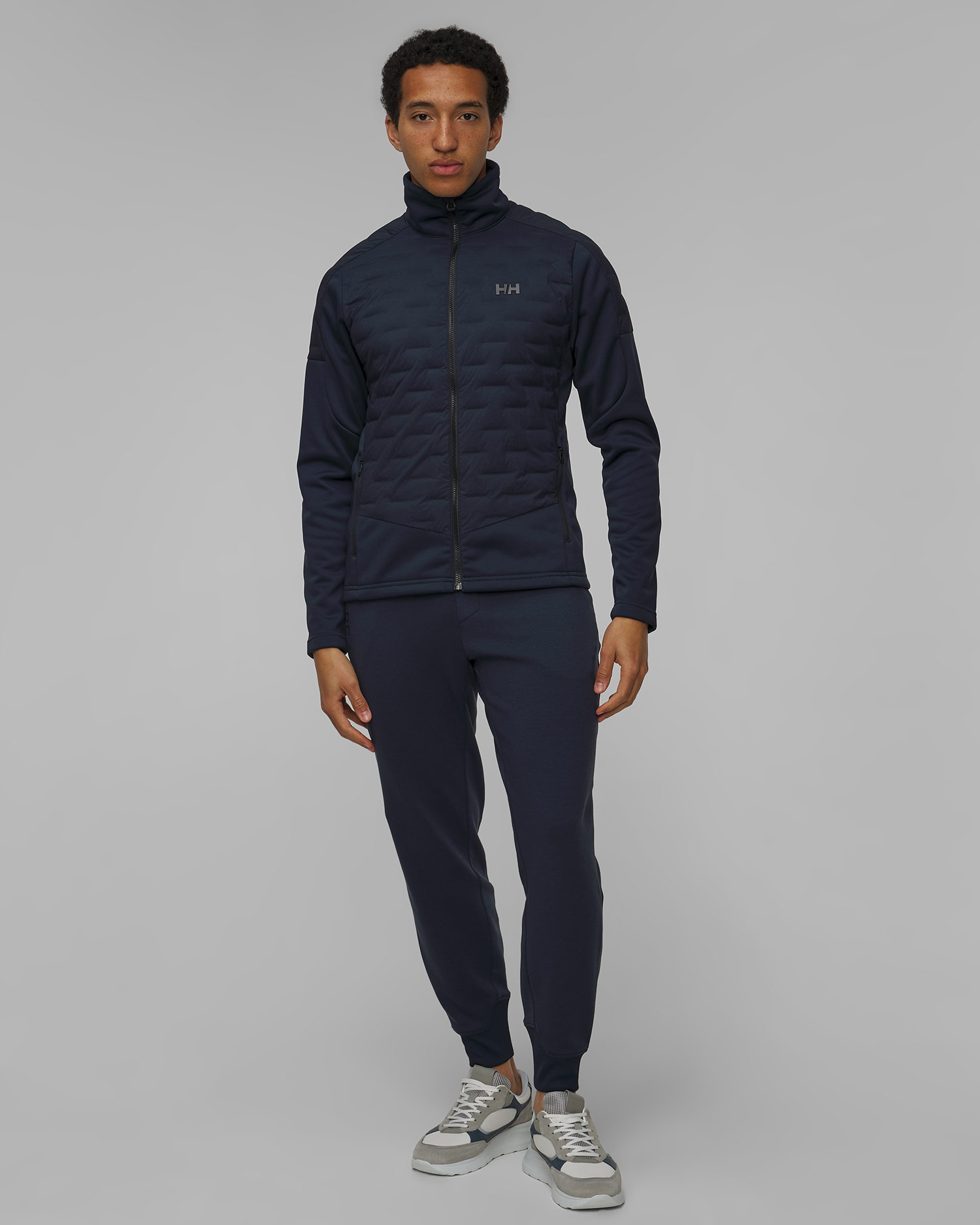 Pánská bundomikina Helly Hansen Hp Hybrid Stretch Insulator v Tmavě Modré Barvě
