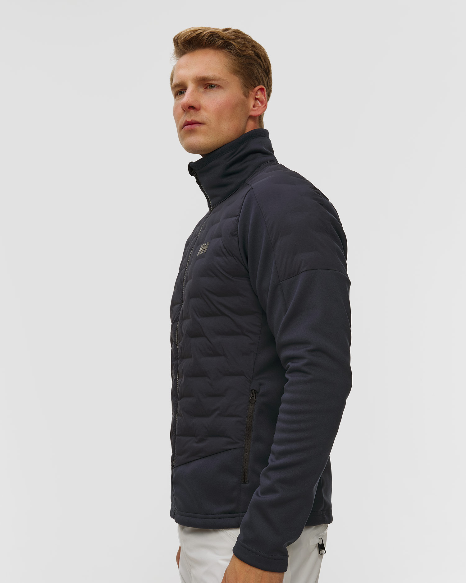 Pánská bundomikina Helly Hansen Hp Hybrid Stretch Insulator v Tmavě Modré Barvě