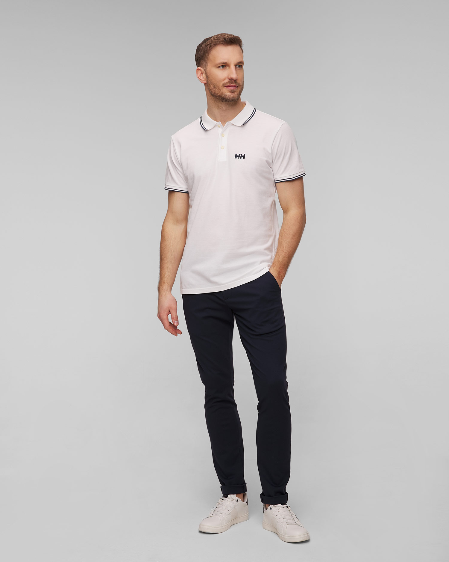 Helly Hansen Genova Polo Herren-Poloshirt in Weiß