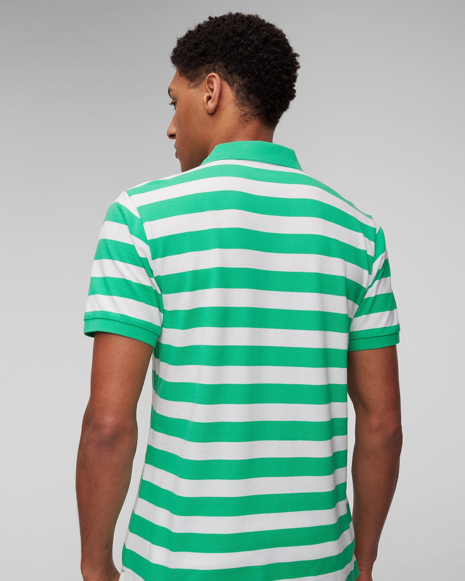 Helly Hansen Koster Polo Herren-Poloshirt in Grün und Weiß