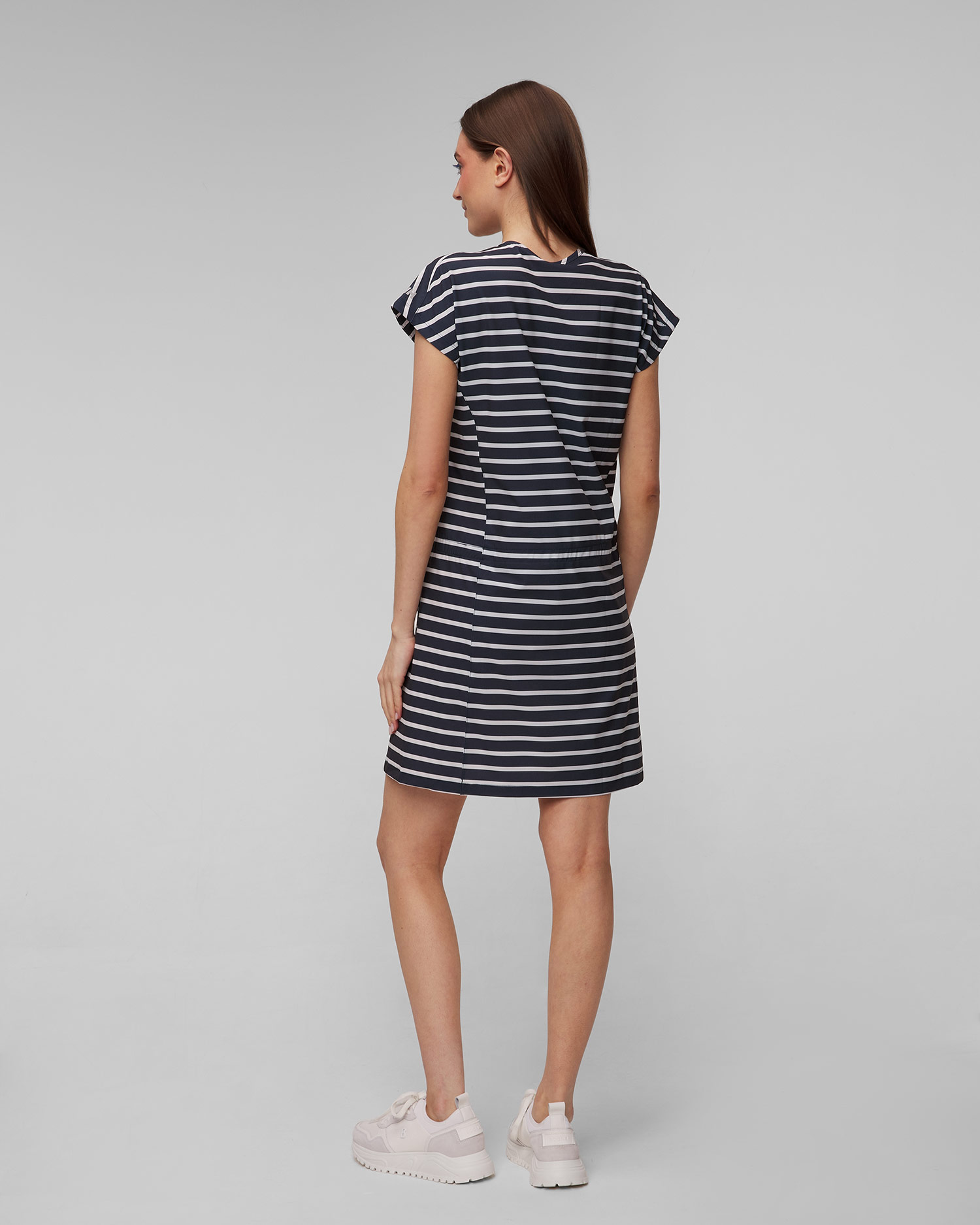 Helly Hansen Thalia Summer Dress 2.0 Damenkleid in Marineblau und Weiß