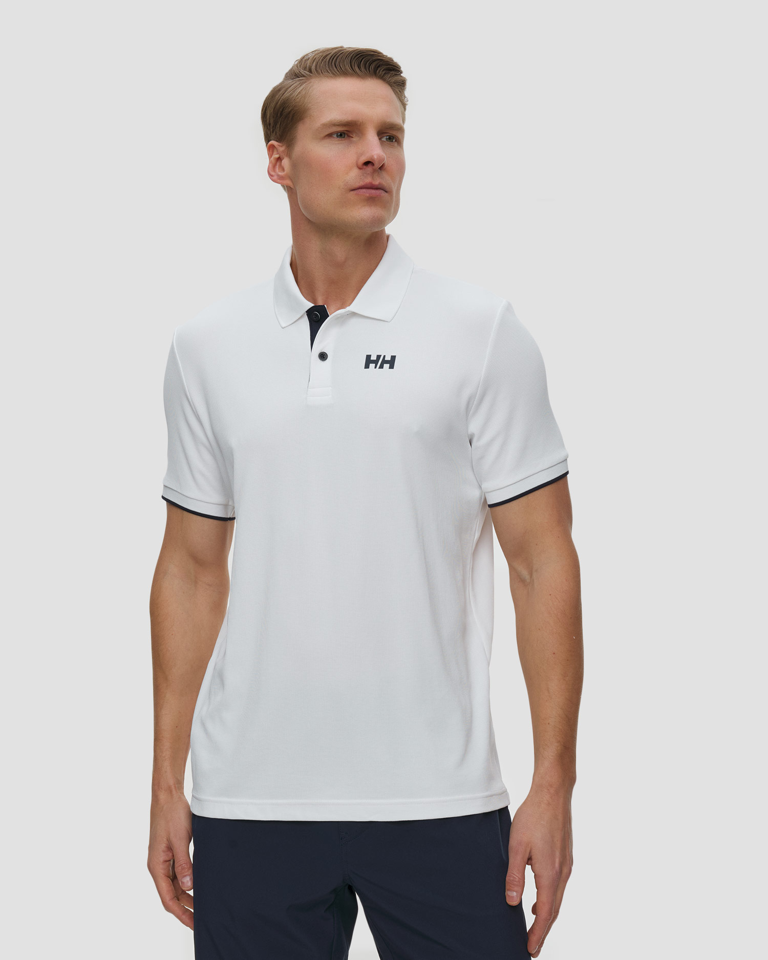 Polo męskie Helly Hansen Ocean Polo 2.0, Kolor/Wzór: Biały