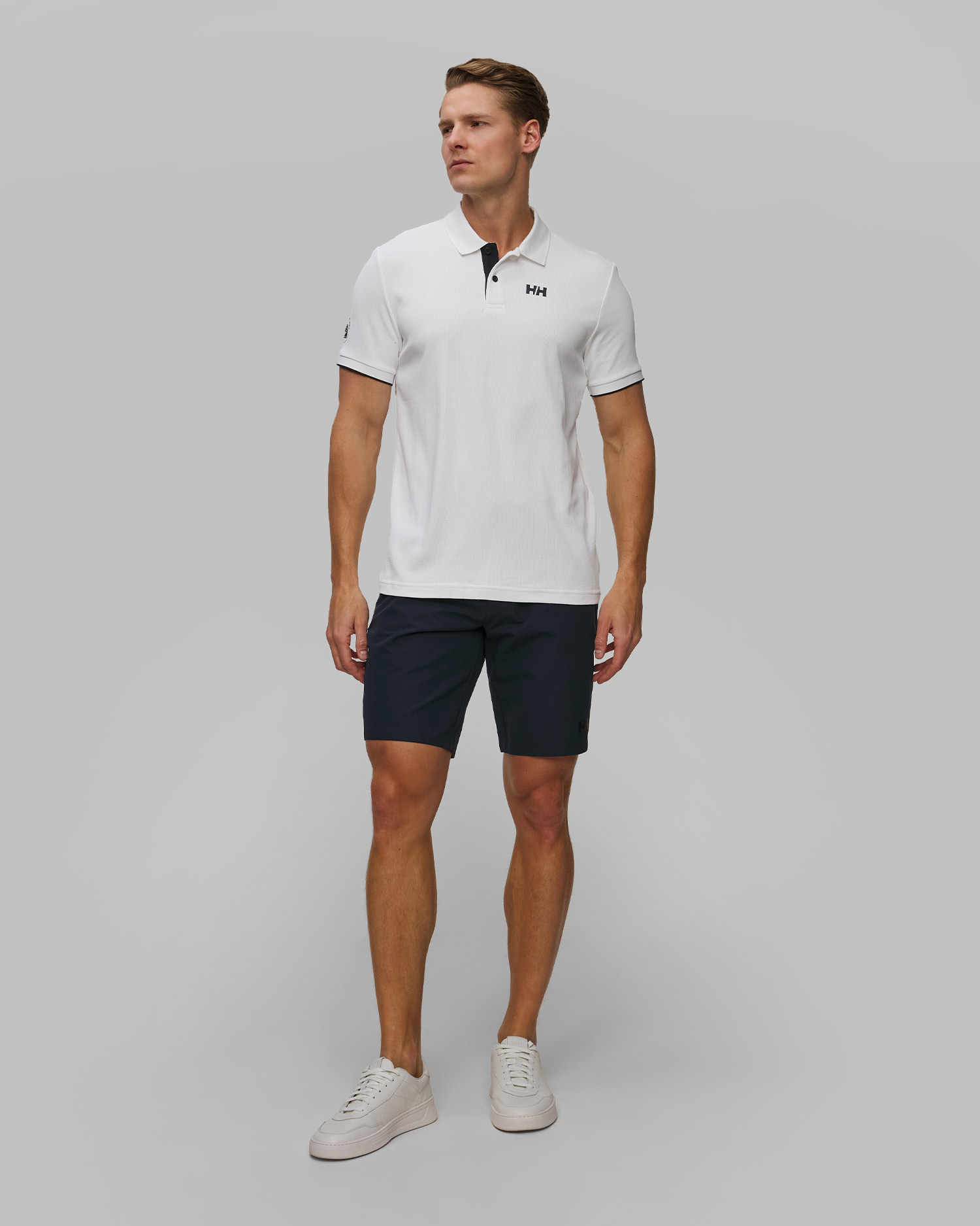 Polo pentru bărbați Helly Hansen Ocean Polo 2.0 alb