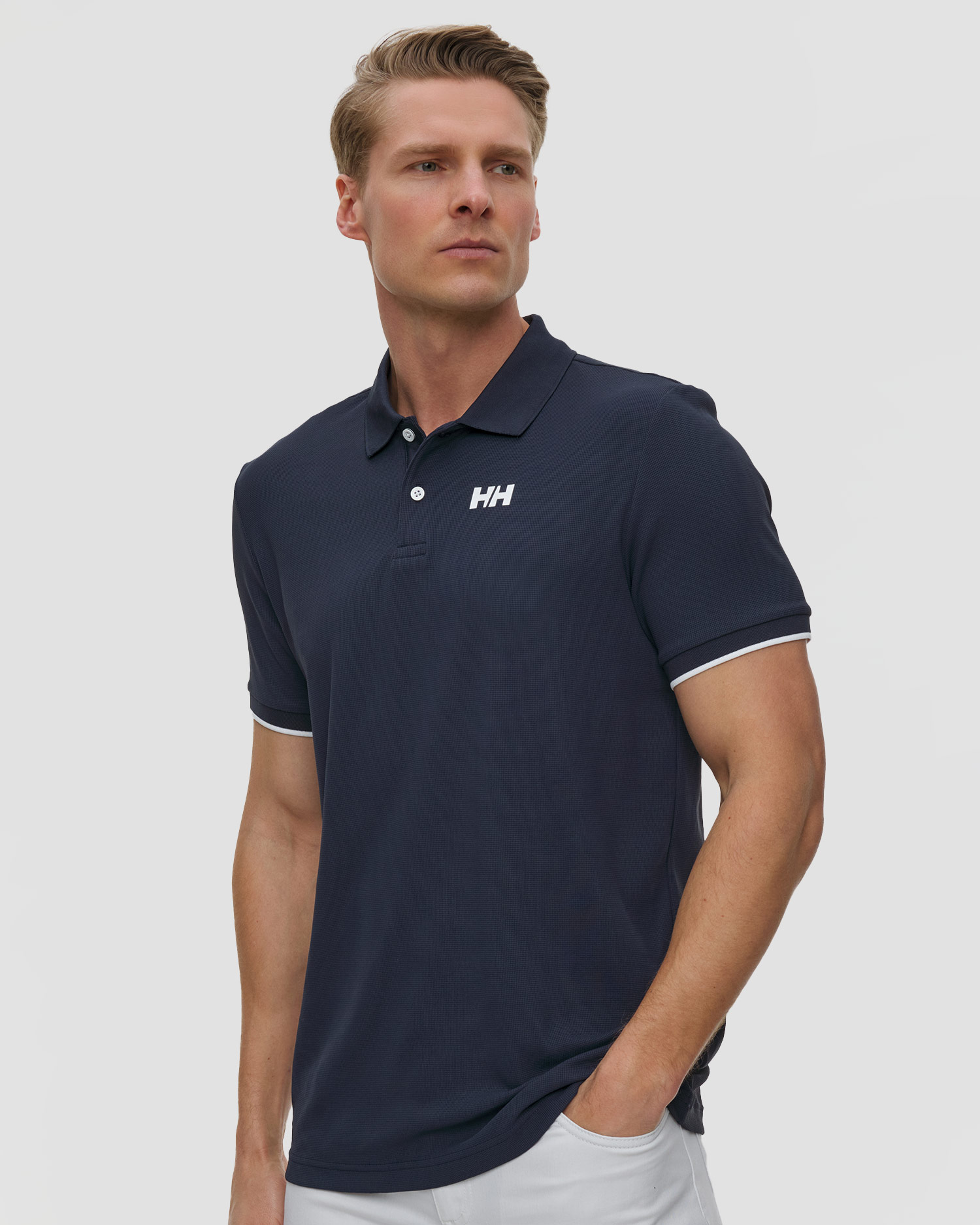 Polo męskie Helly Hansen Ocean Polo 2.0, Kolor/Wzór: Granatowy