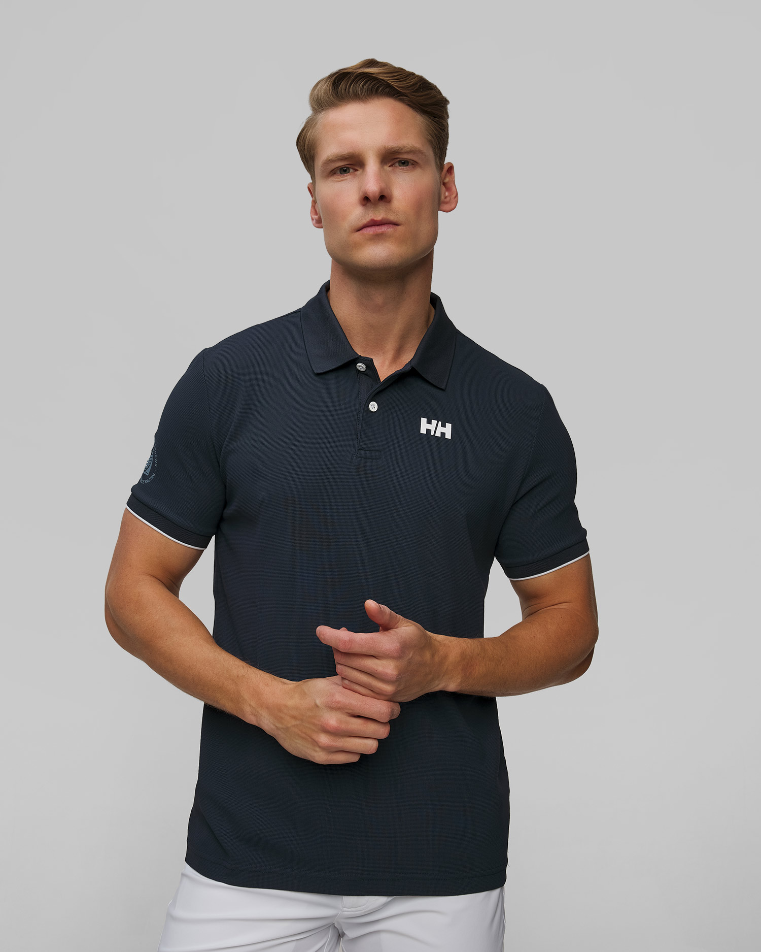 Polo pentru bărbați Helly Hansen Ocean 2.0 bleumarin