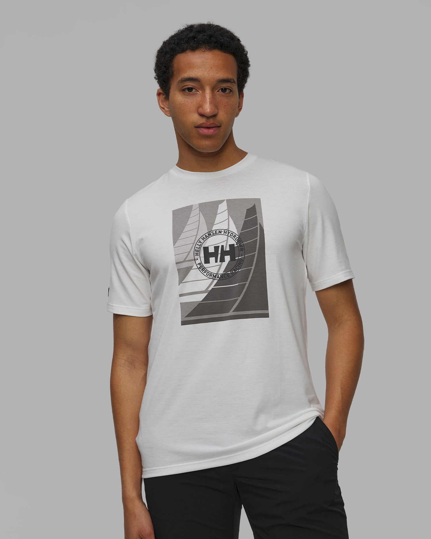 Helly Hansen Hp Race Graphic Herren-T-Shirt in Weiß