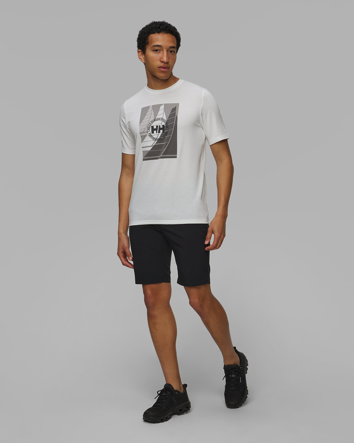 Helly Hansen Hp Race Graphic Herren-T-Shirt in Weiß