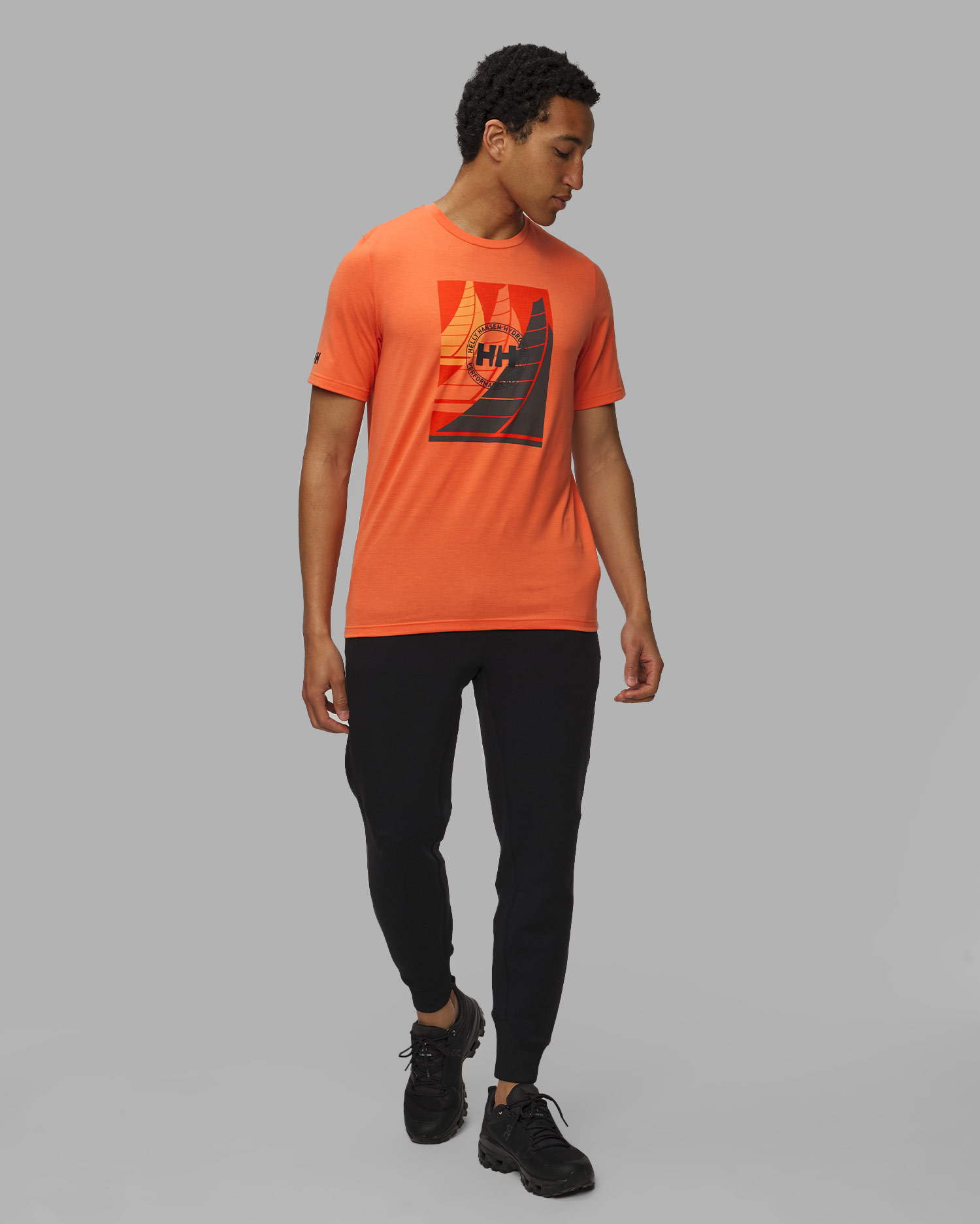 Helly Hansen Hp Race Graphic Herren-T-Shirt in Orange