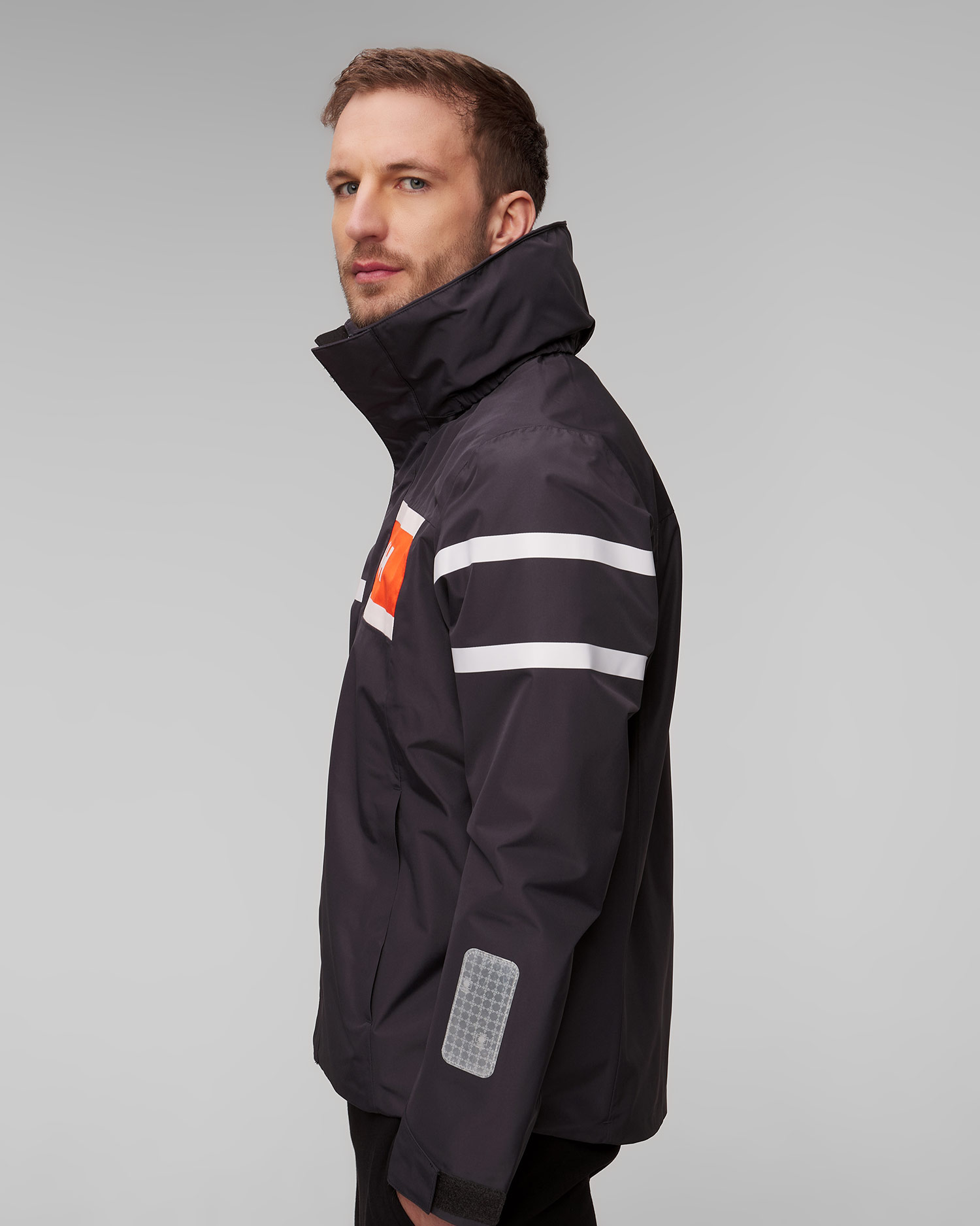 Szara kurtka żeglarska męska Helly Hansen Salt Inshore Jacket