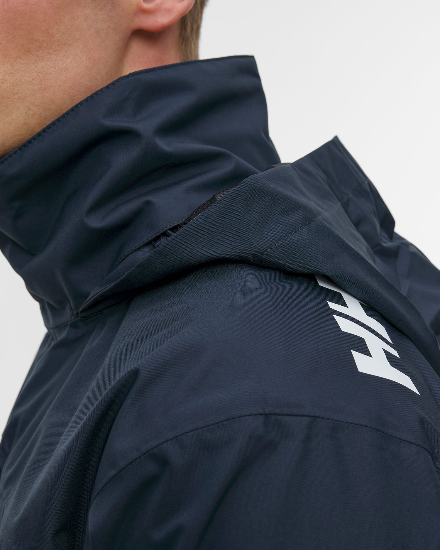 Giacca blu scuro nautica da uomo Helly Hansen Crew Hooded Jacket 2.0