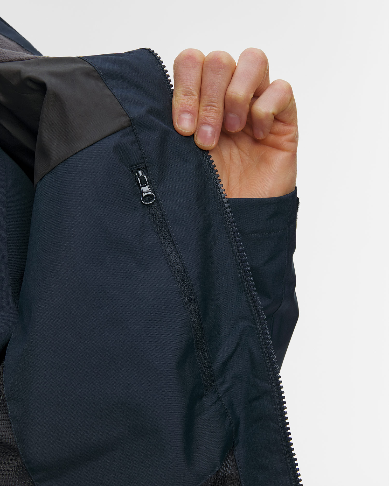 Giacca blu scuro nautica da uomo Helly Hansen Crew Hooded Jacket 2.0