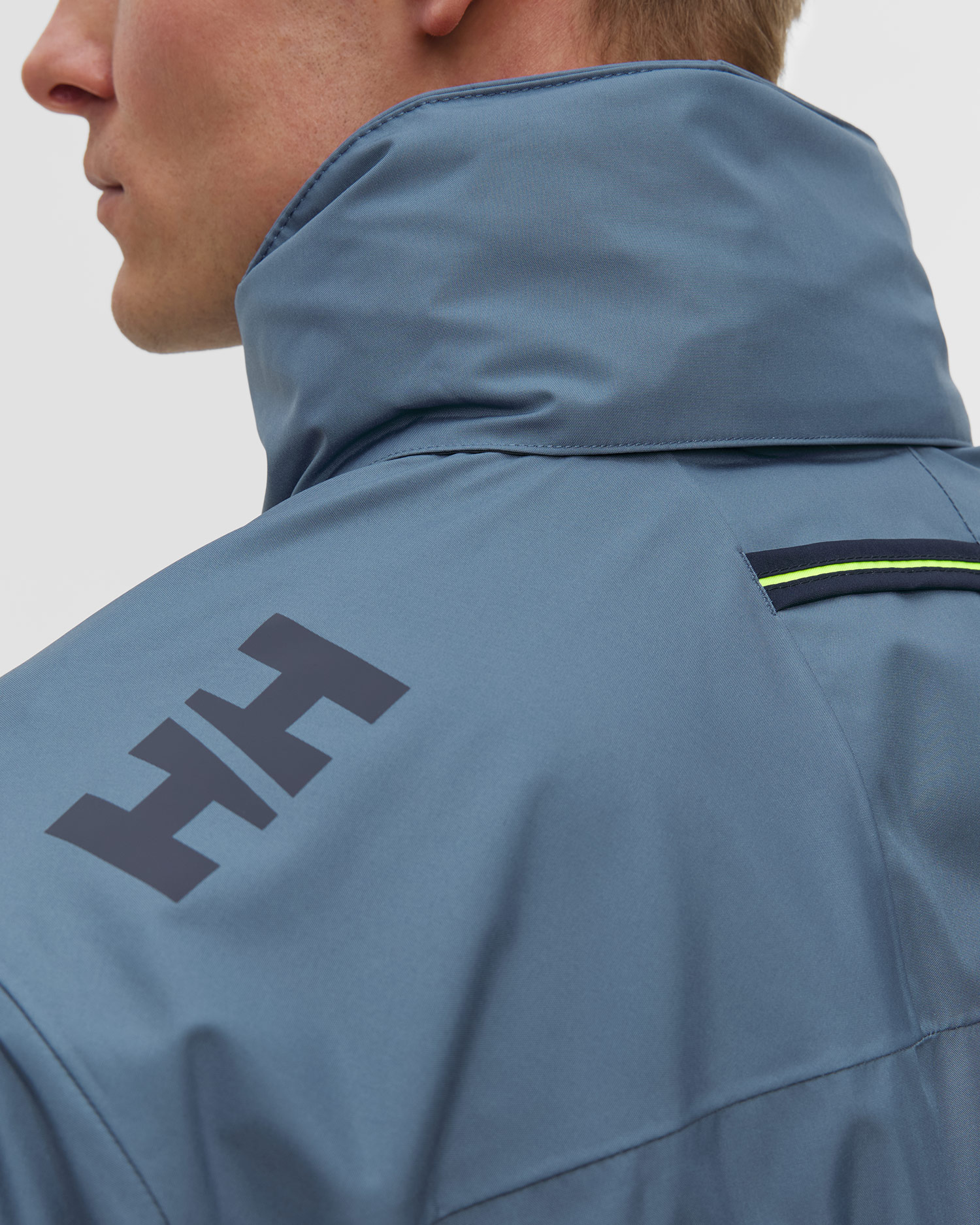 Kurtka żeglarska męska Helly Hansen Crew Hooded Jacket 2.0 jasnogranatowa