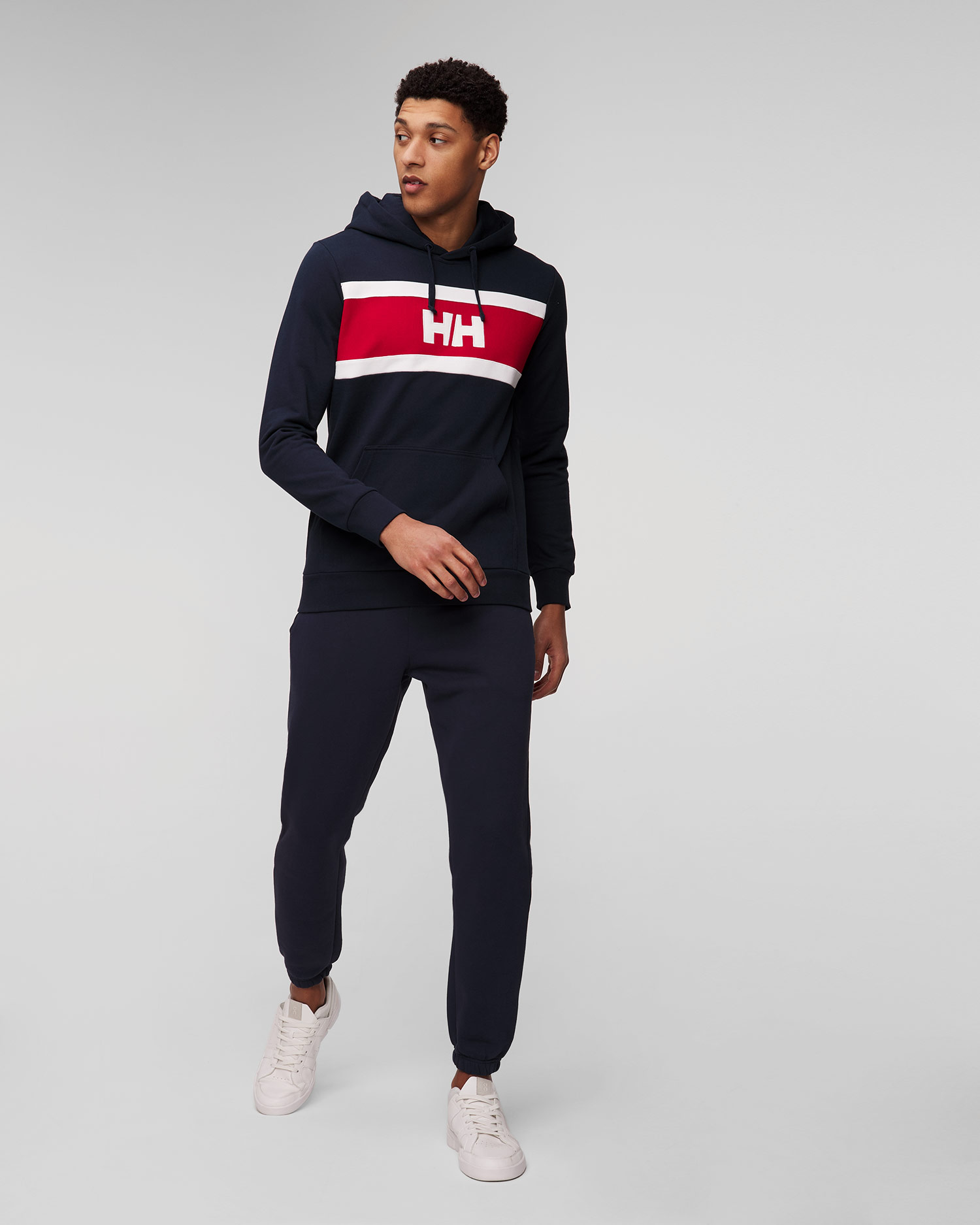 Helly Hansen Salt Cotton Hoodie Herren-Sweatshirt in Marineblau