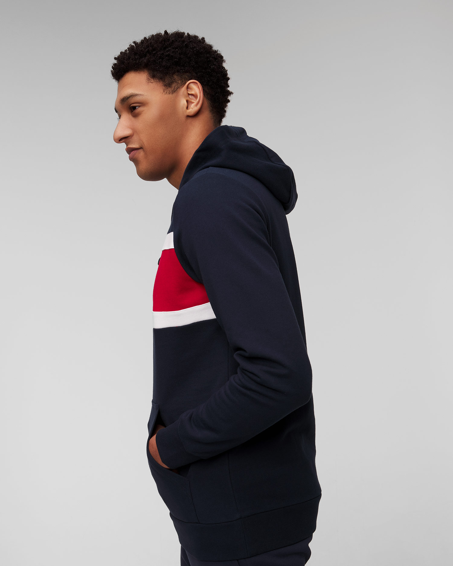 Helly Hansen Salt Cotton Hoodie Herren-Sweatshirt in Marineblau