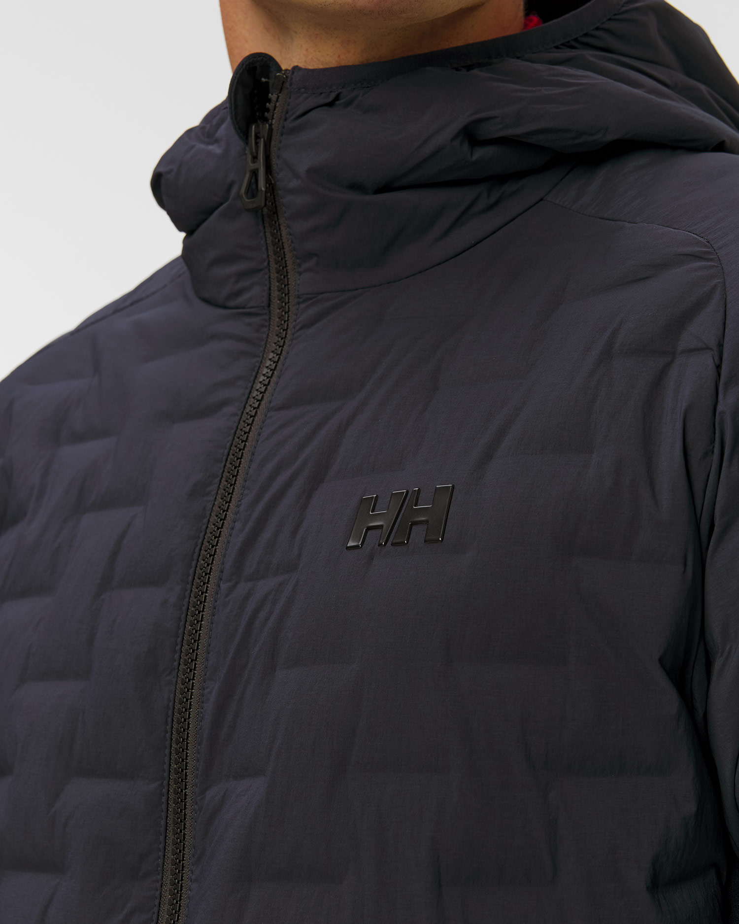 Pánská bundomikina Helly Hansen Hp Hybrid Stretch Hooded Ins v tmavě modré barvě