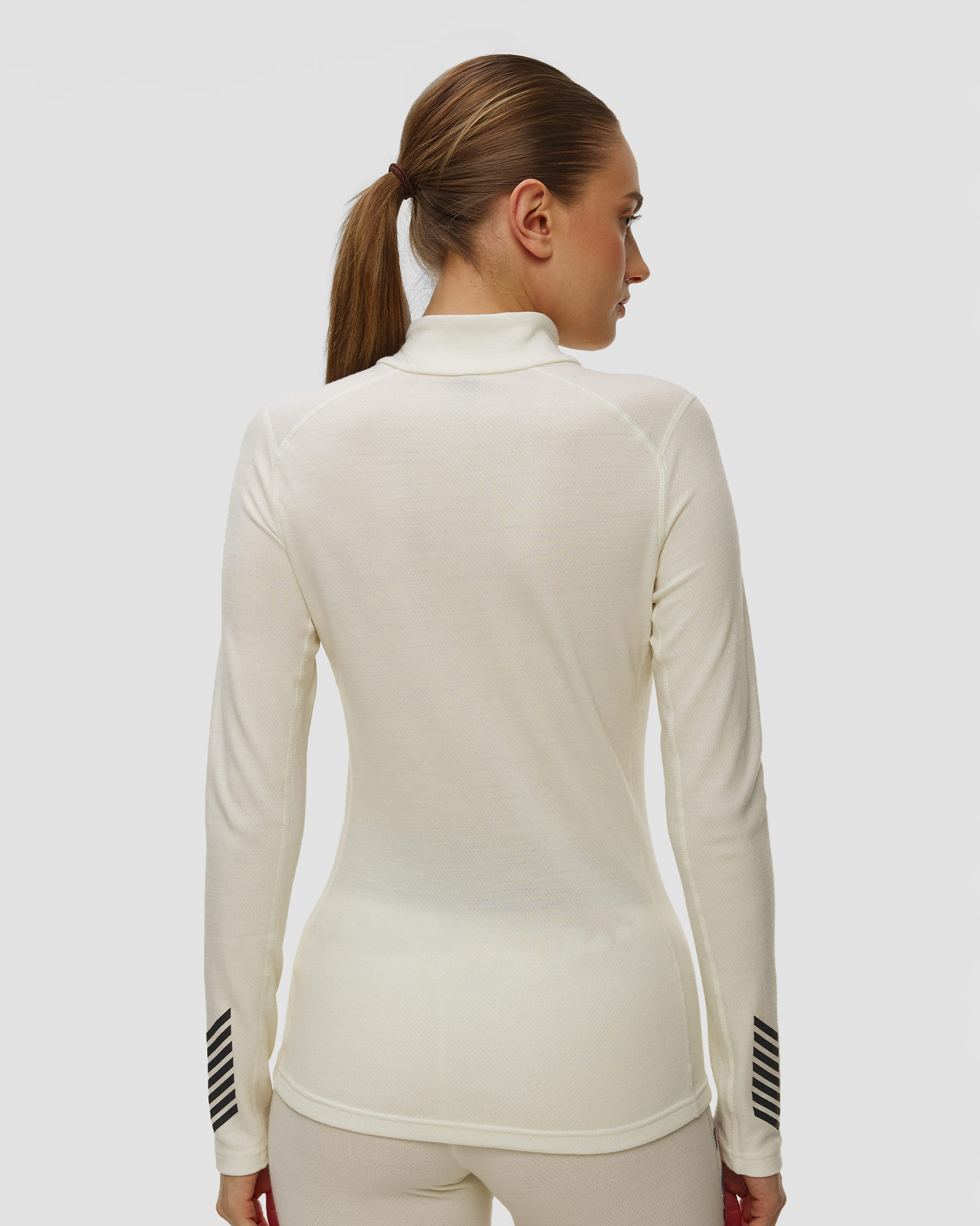 Tricou cu mânecă lungă Helly Hansen W Lifa Merino Midweight Graphic 1/2 Zip
