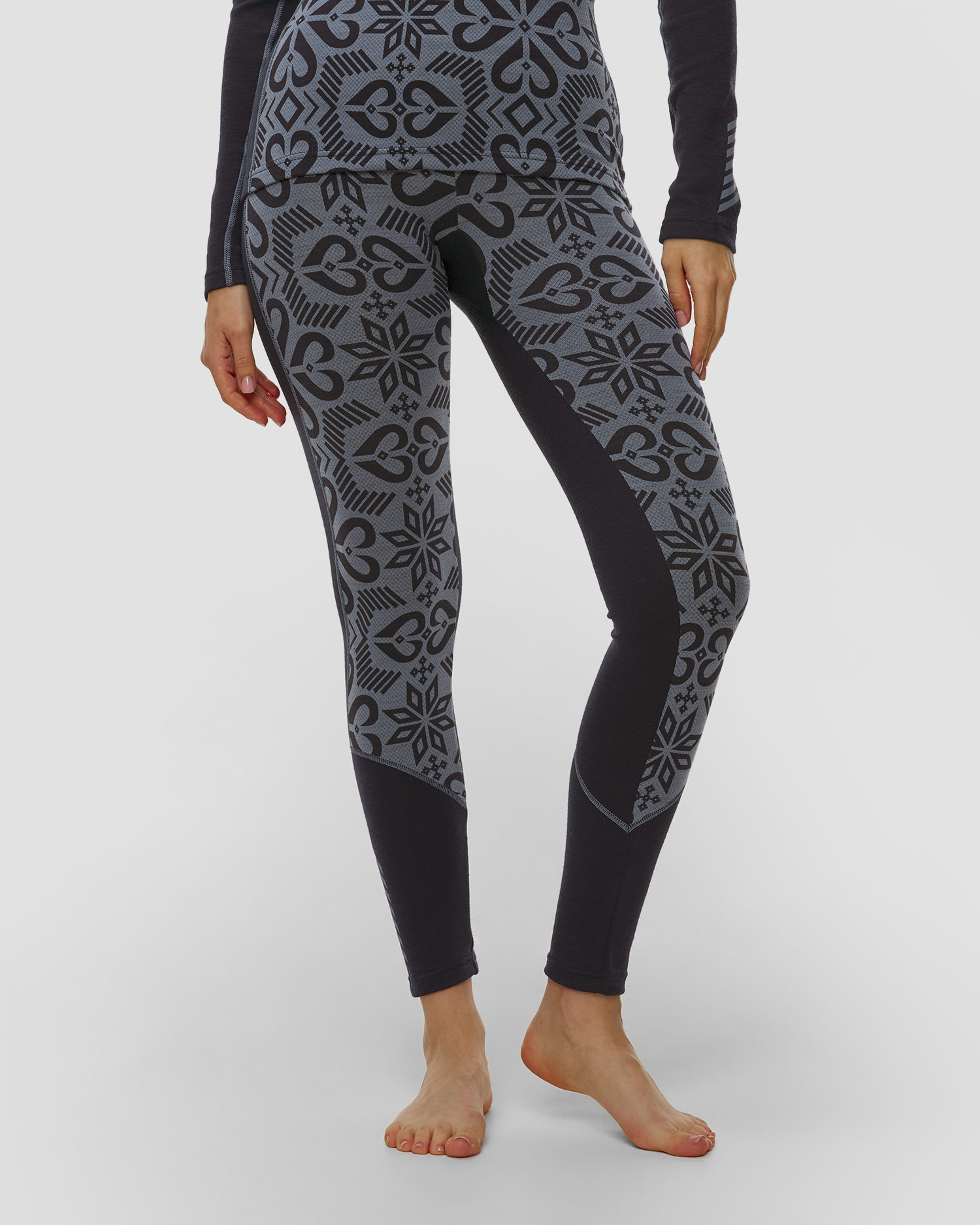 Colanți termici pentru femei Helly Hansen W Lifa Merino Midweight Graphic Pant