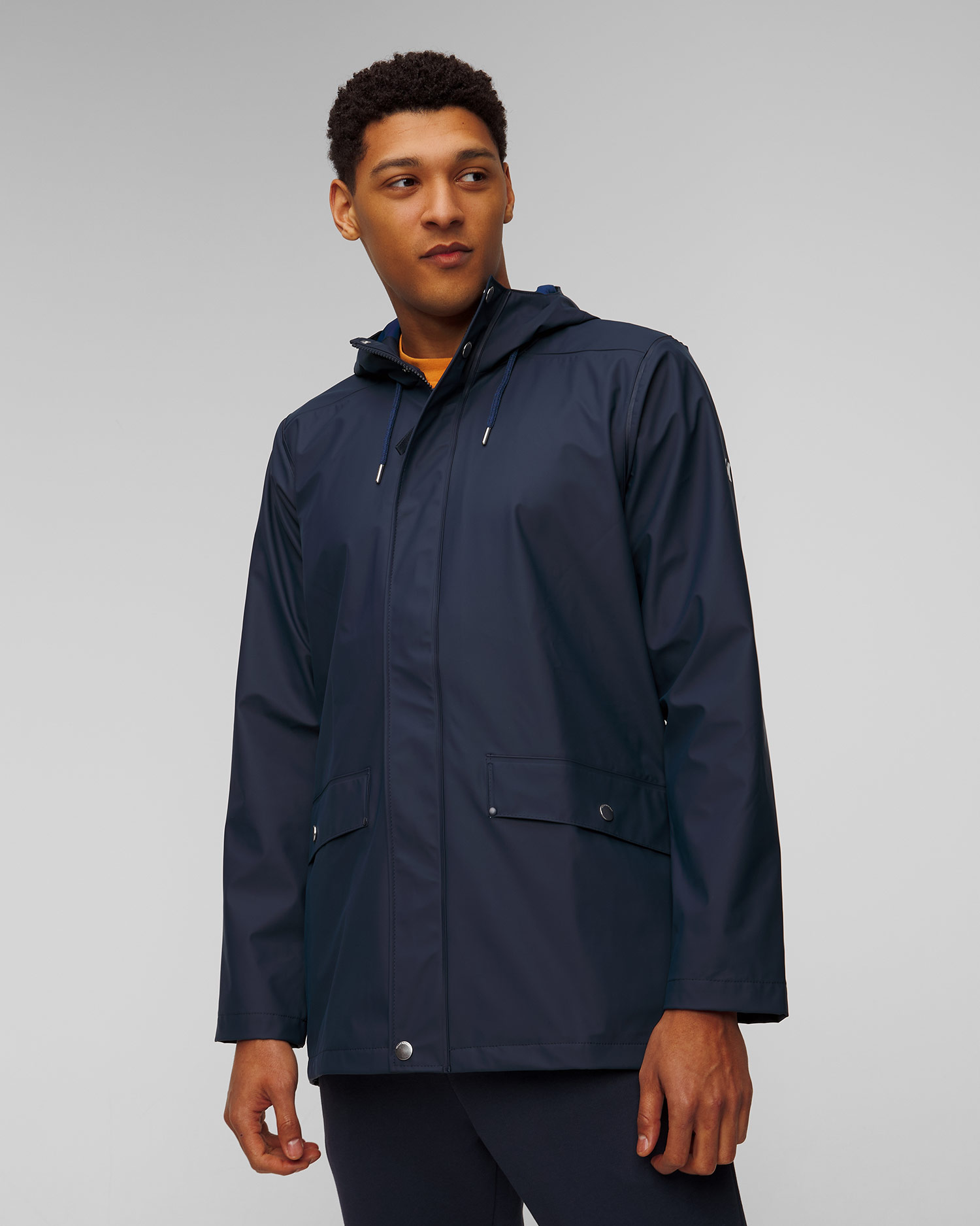 Helly Hansen Moss Rain Coat Herrenmantel in Marineblau