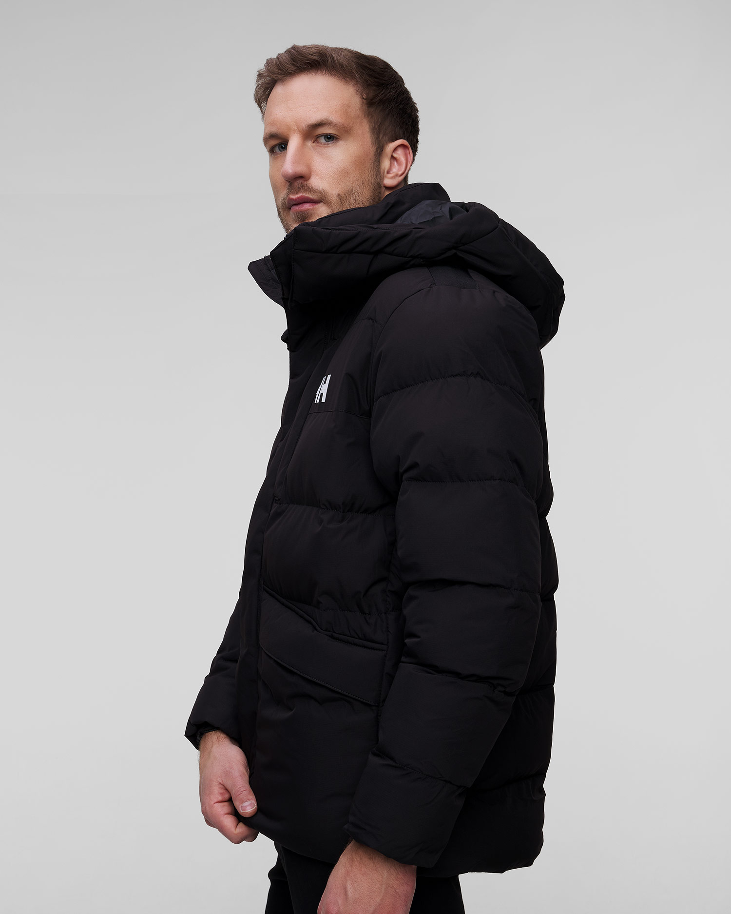 Helly Hansen Explorer Puffy isolierte Herrenjacke in Schwarz
