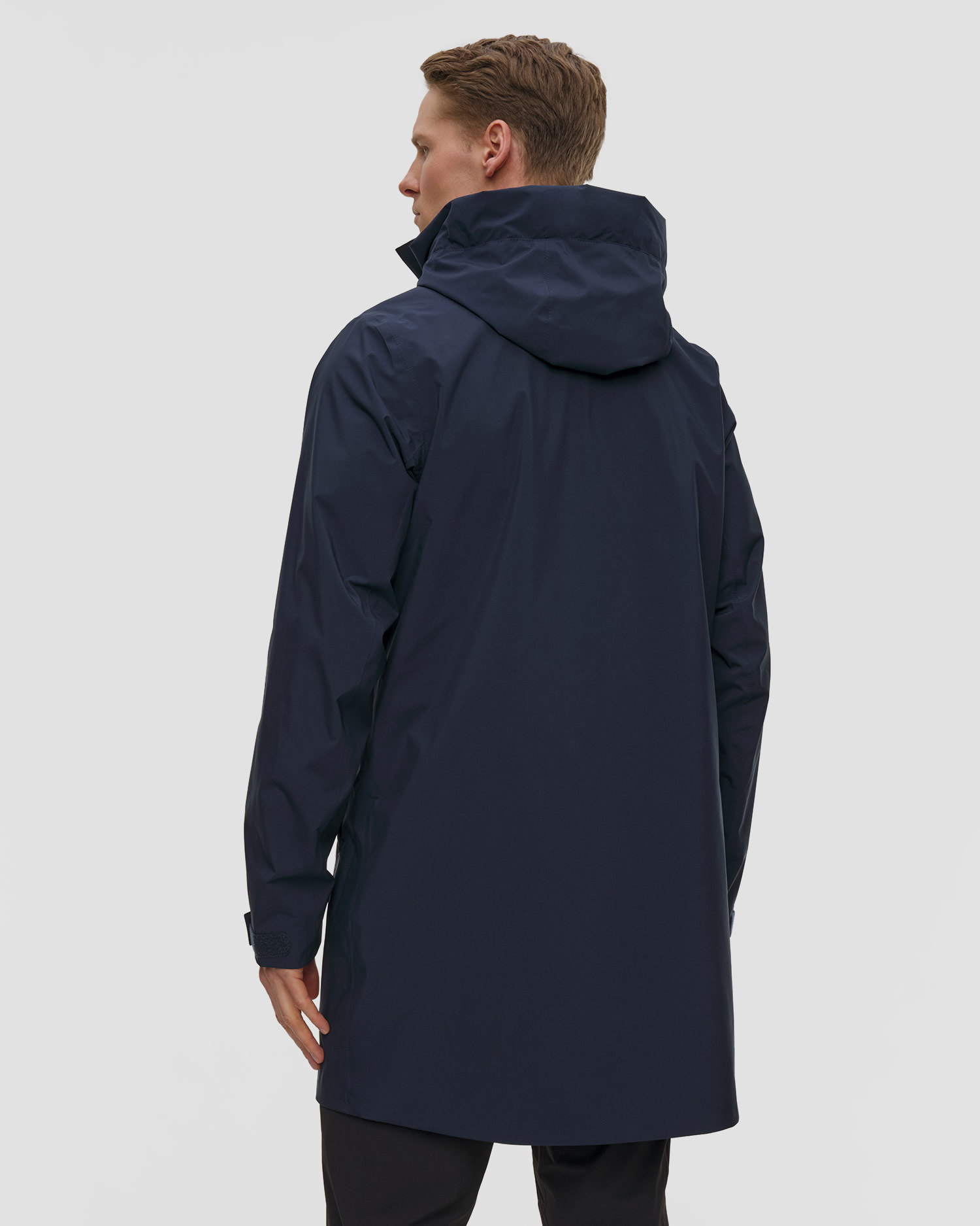 Płaszcz przeciwdeszczowy męski Helly Hansen Munich Raincoat granatowy