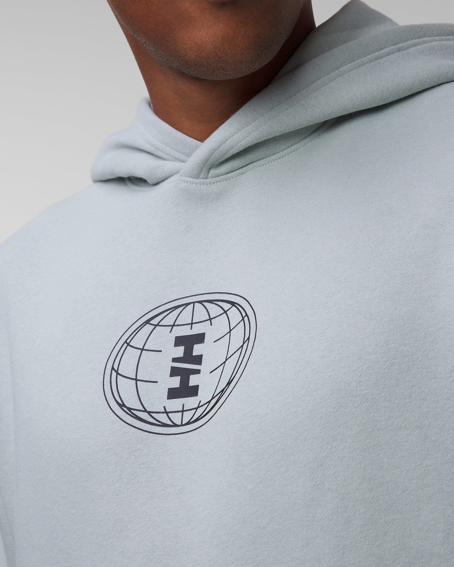 Helly Hansen Cotton Fleece Graphic Hoodie Herren-Sweatshirt in Hellgrün