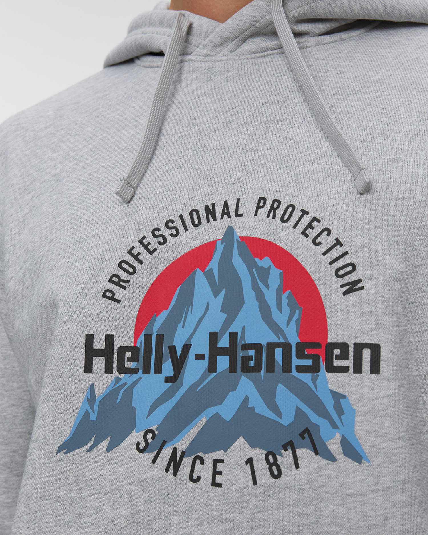 Men's Helly Hansen Core Graphic Hoodie gray