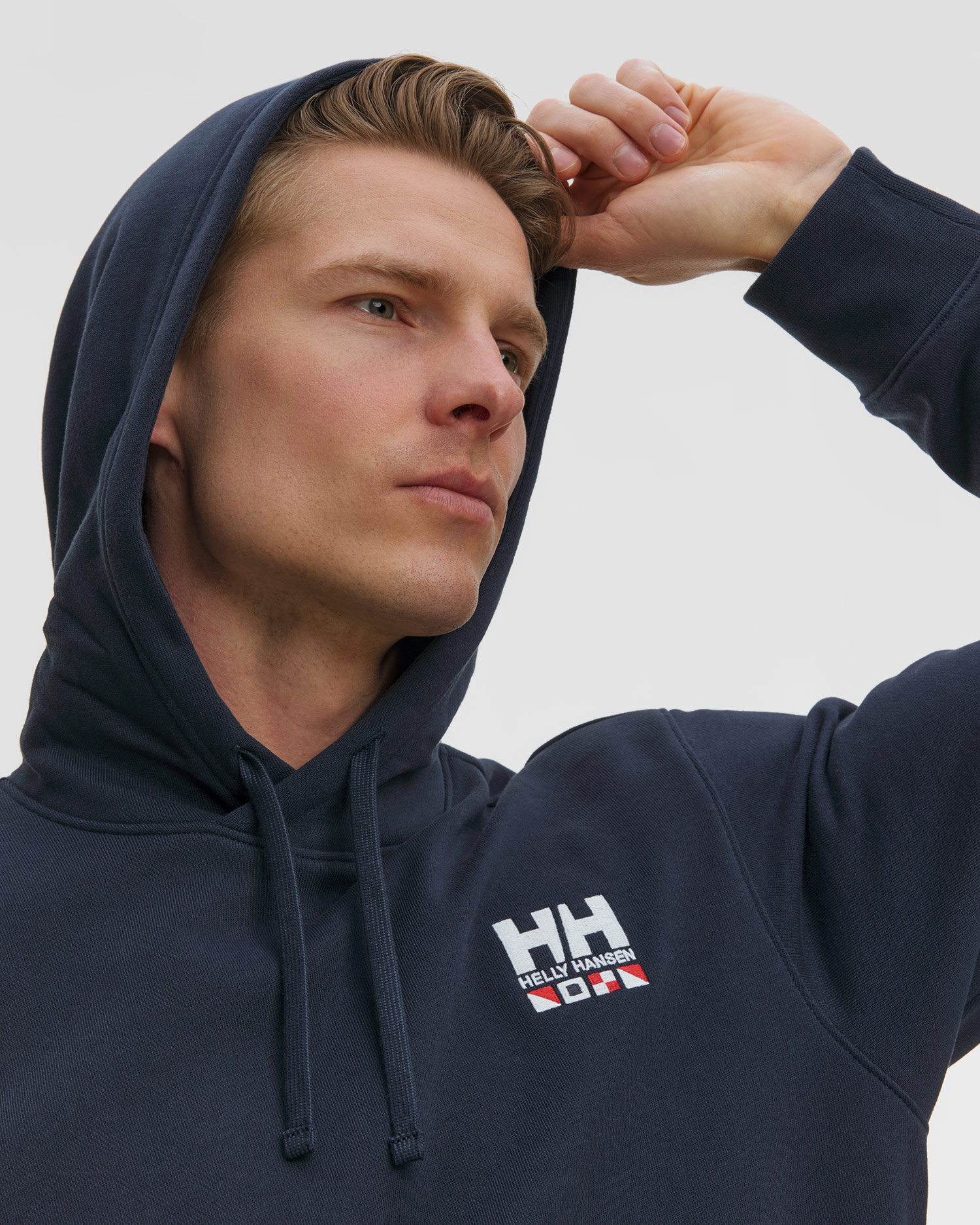 Tmavě modrá pánská mikina s kapucou Helly Hansen Shoreline Hoodie