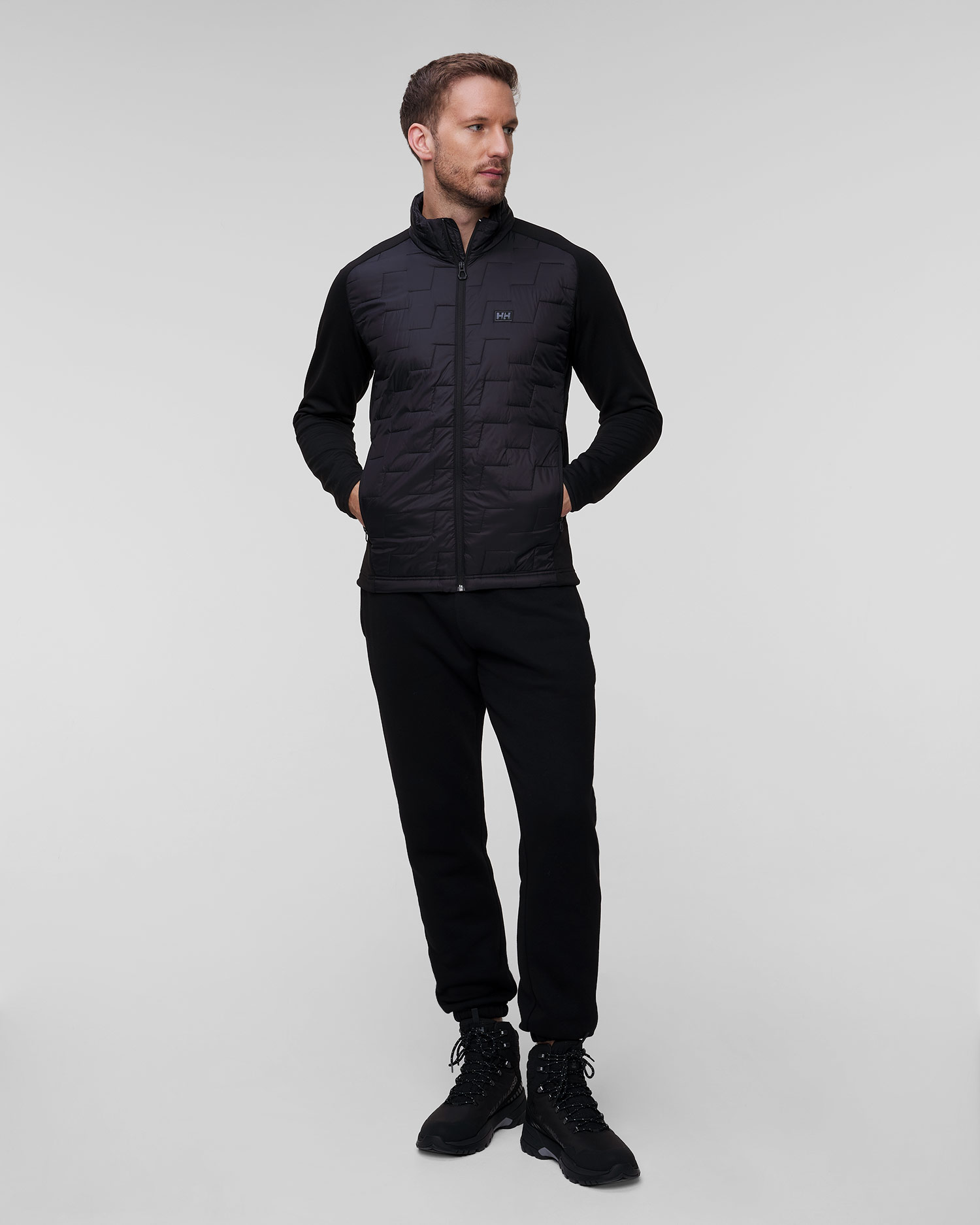 Pánska hybridná bunda Helly Hansen Lifaloft Hybrid Insulator čierna