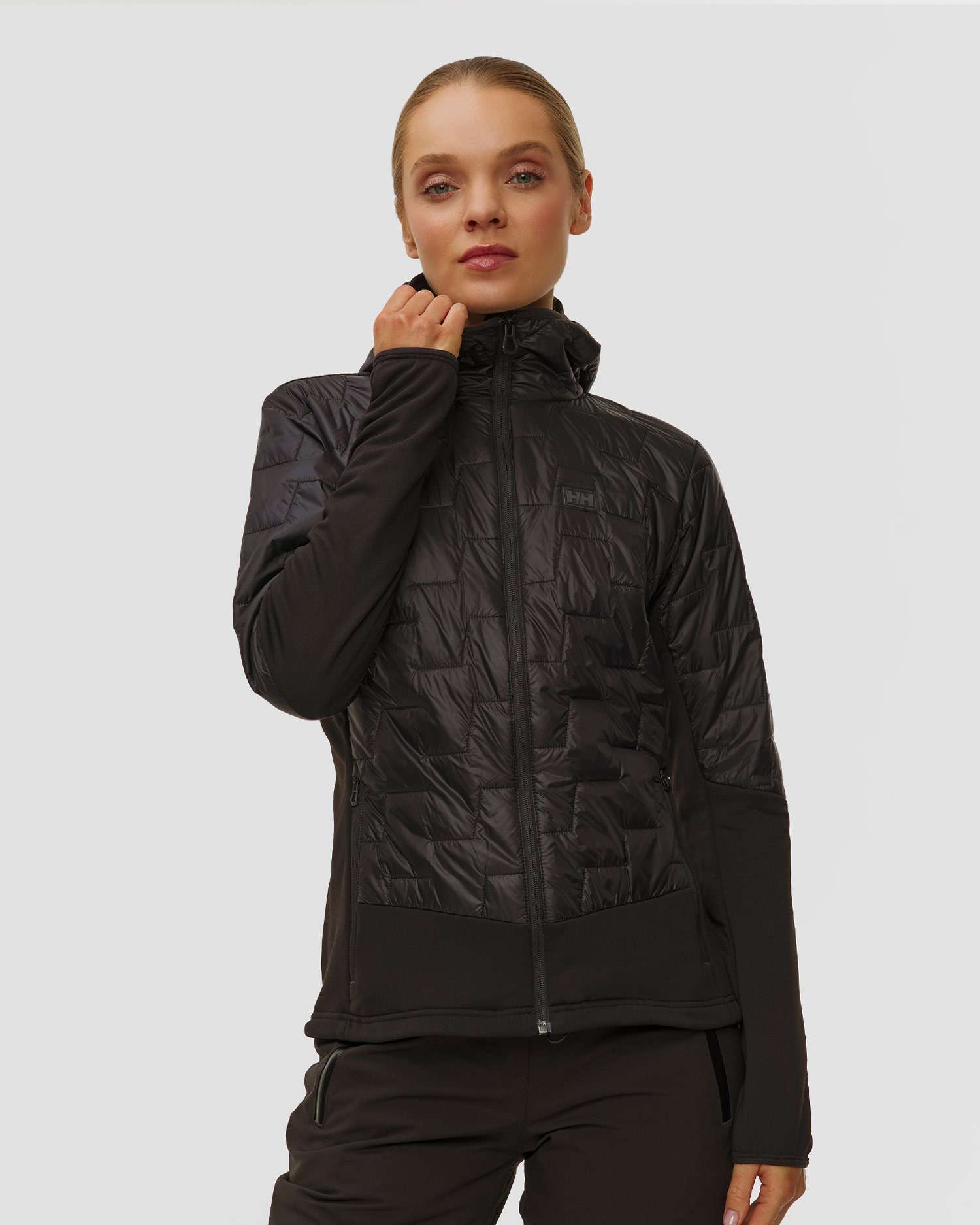 Jachetă hibridă pentru femei Helly Hansen Lifaloft Hybrid Insulator neagră
