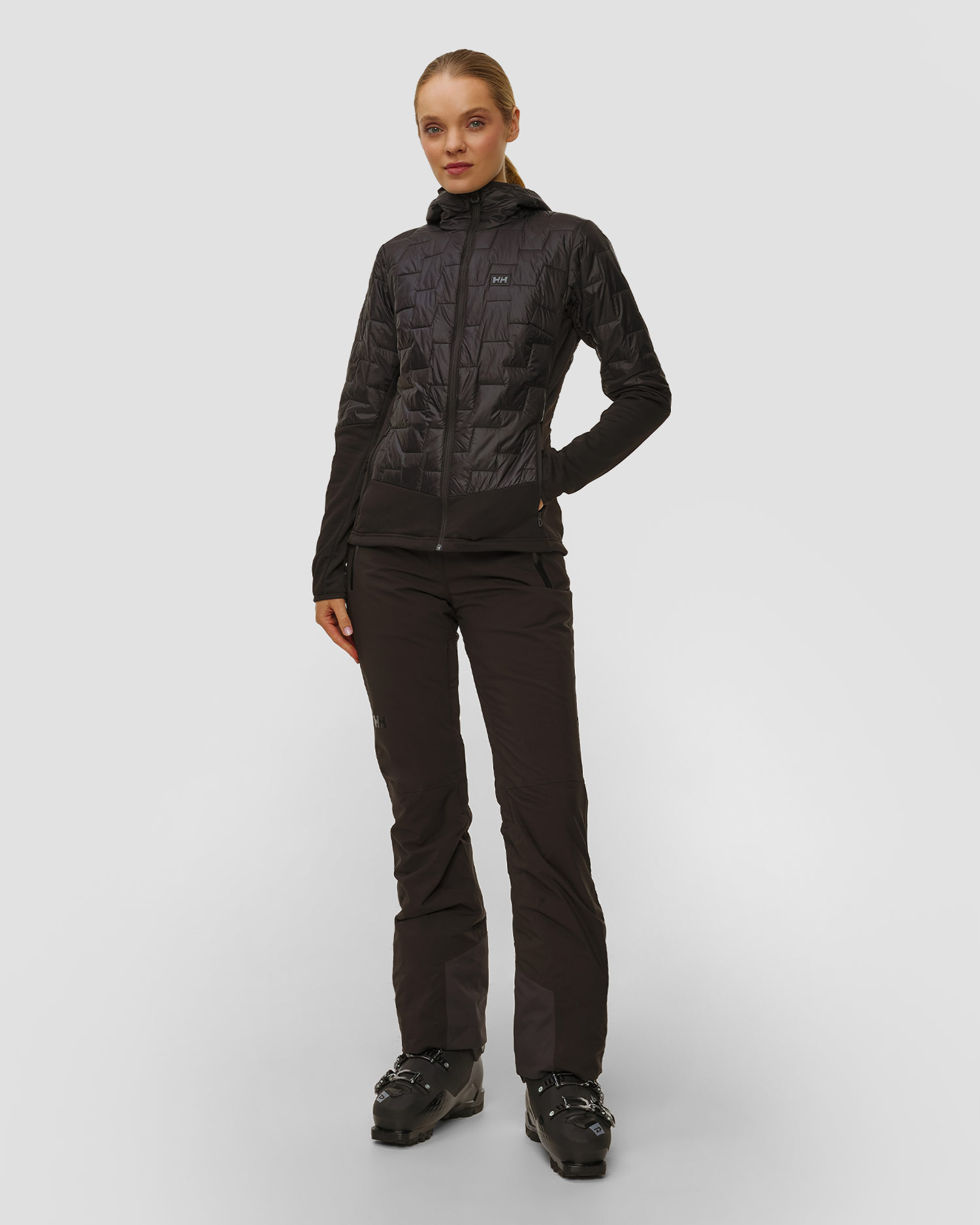 Jachetă hibridă pentru femei Helly Hansen Lifaloft Hybrid Insulator neagră