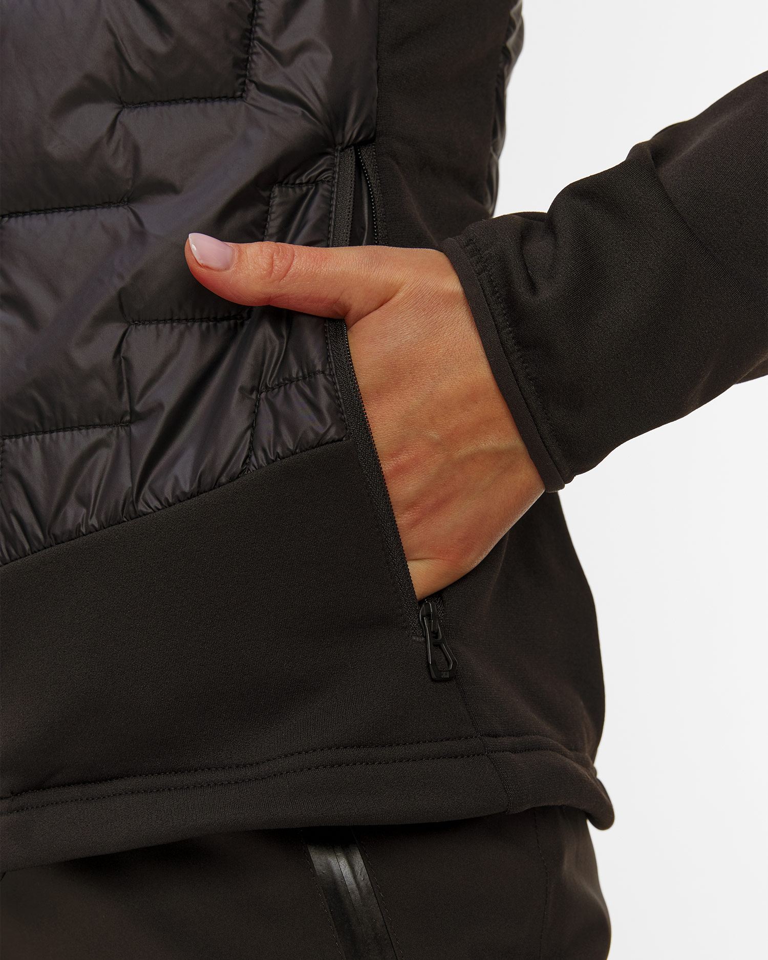 Jachetă hibridă pentru femei Helly Hansen Lifaloft Hybrid Insulator neagră