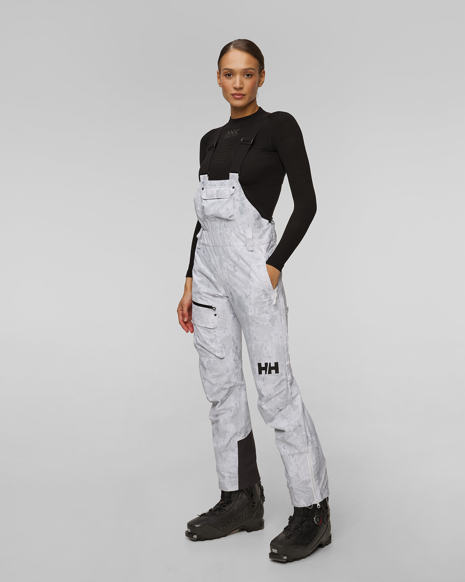 Pantaloni de schi pentru femei Helly Hansen Powderqueen Bib Pant