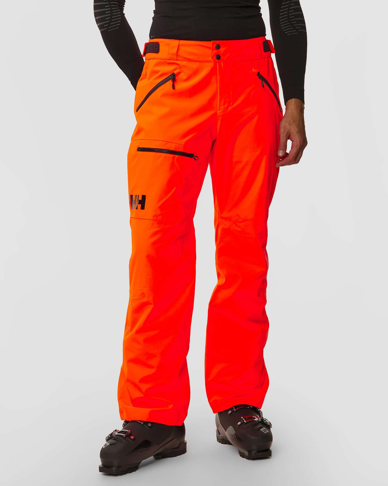 Spodnie narciarskie męskie Helly Hansen Sogn Cargo Pant pomarańczowe