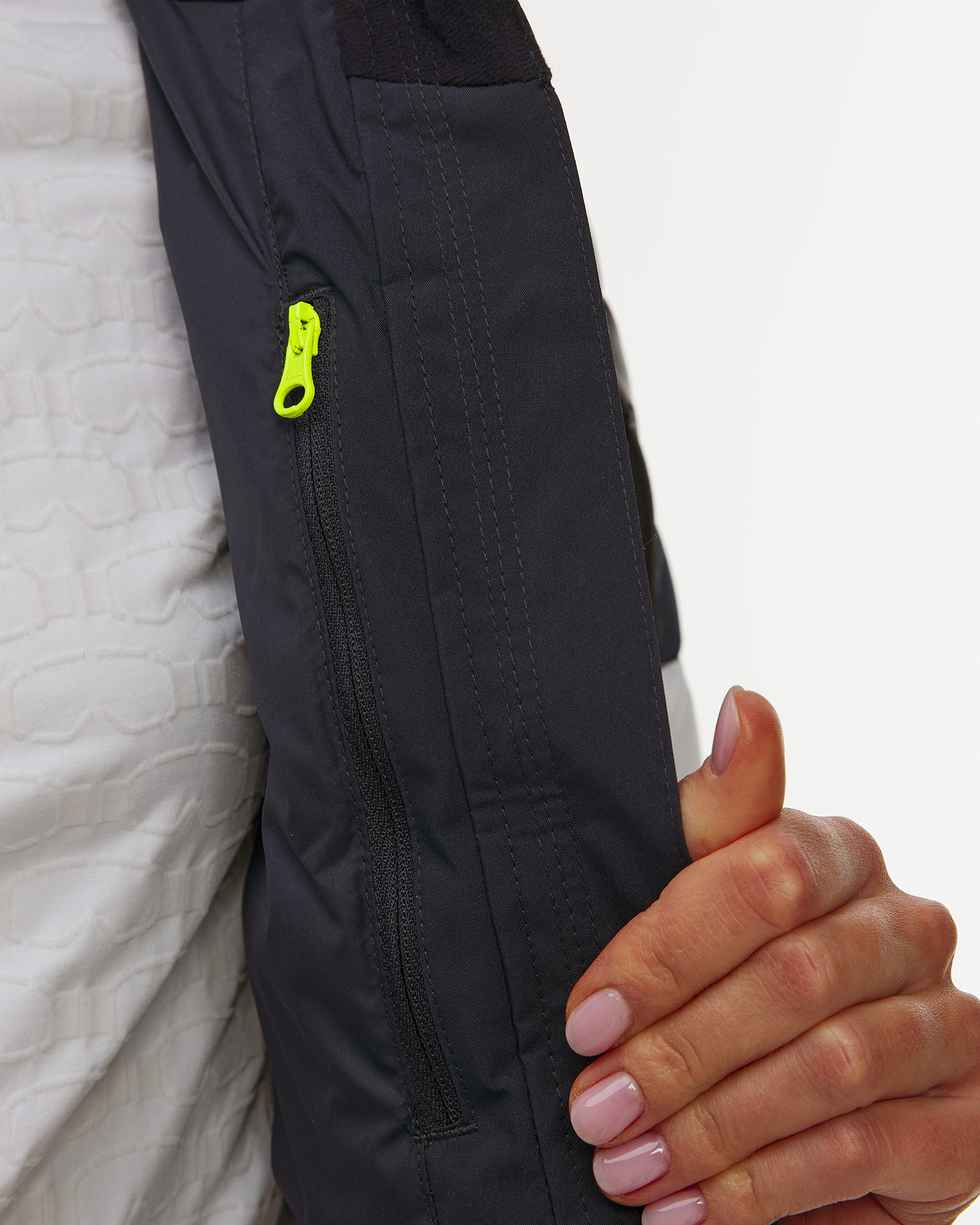 Geacă de schi pentru femei Helly Hansen W Imperial Short Puffy Jacket alb și bleumarin