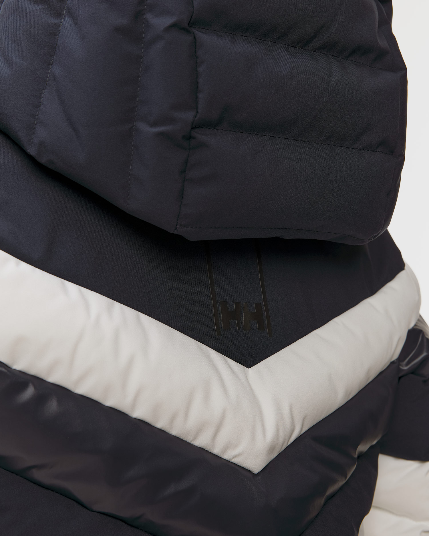 Geacă de schi pentru femei Helly Hansen W Imperial Short Puffy Jacket alb și bleumarin