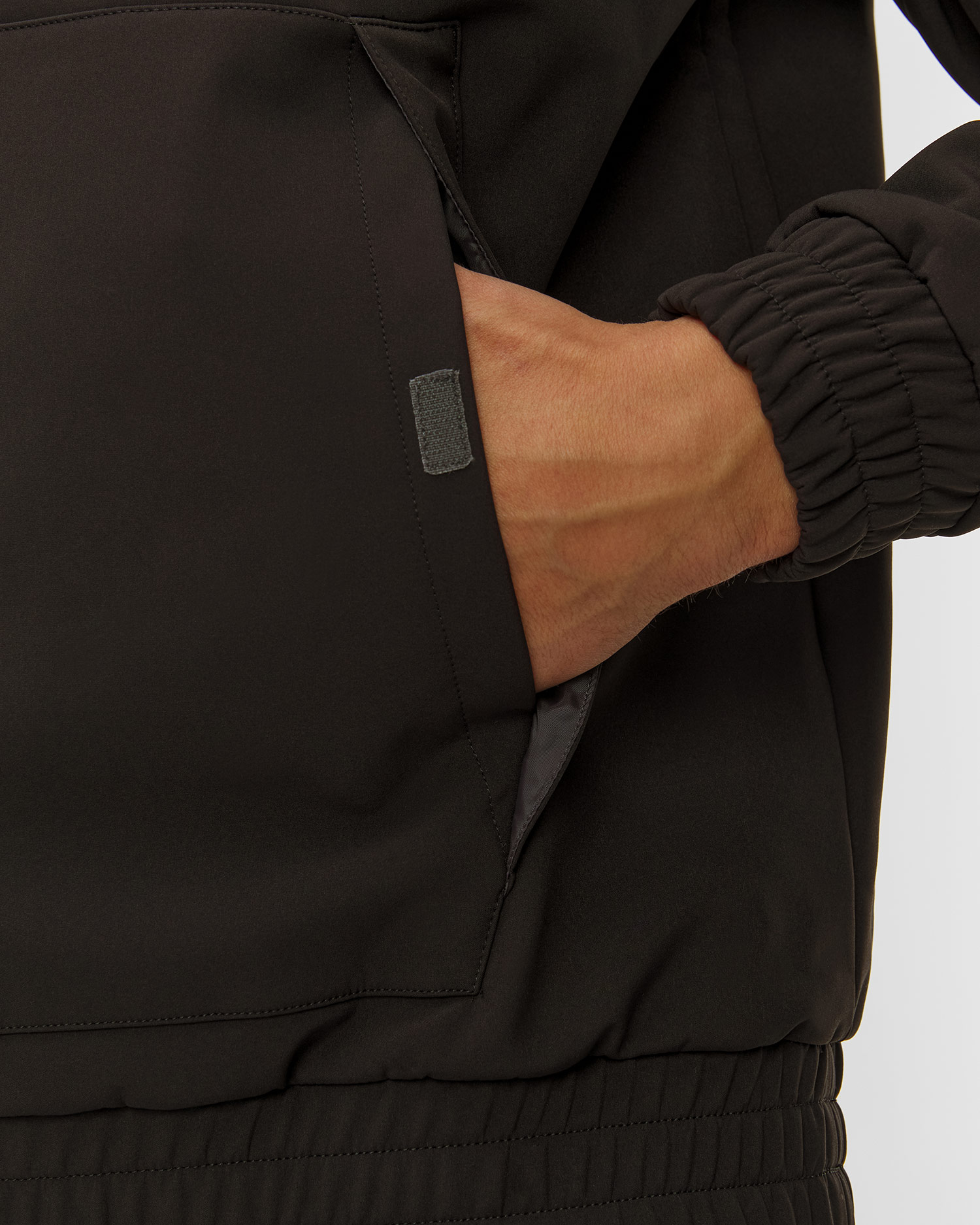Hanorac sofrshell pentru bărbați Helly Hansen ULLR D Ridable Hoodie negru