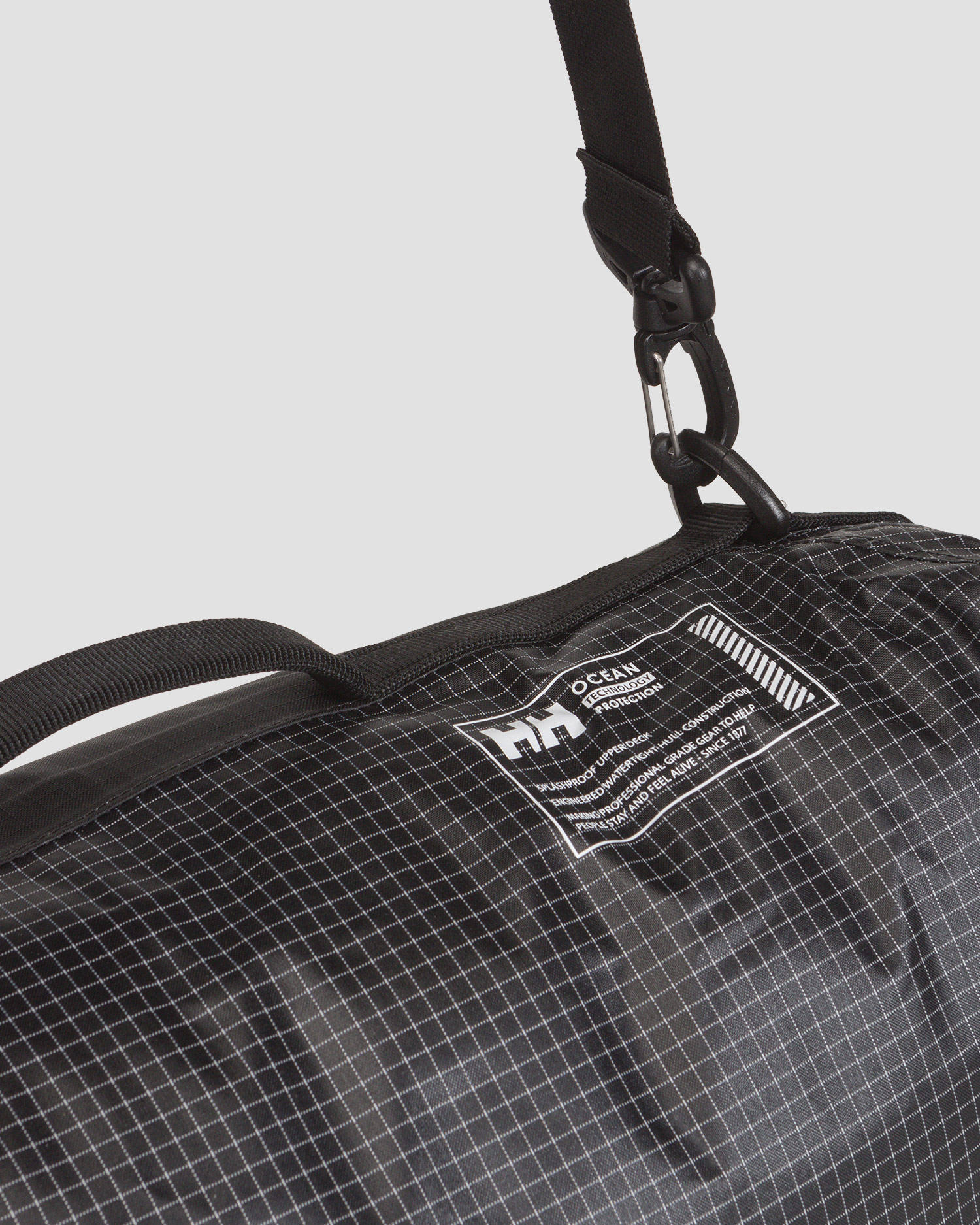 Geantă neagră impermeabilă Helly Hansen Hightide WP Duffel 35L