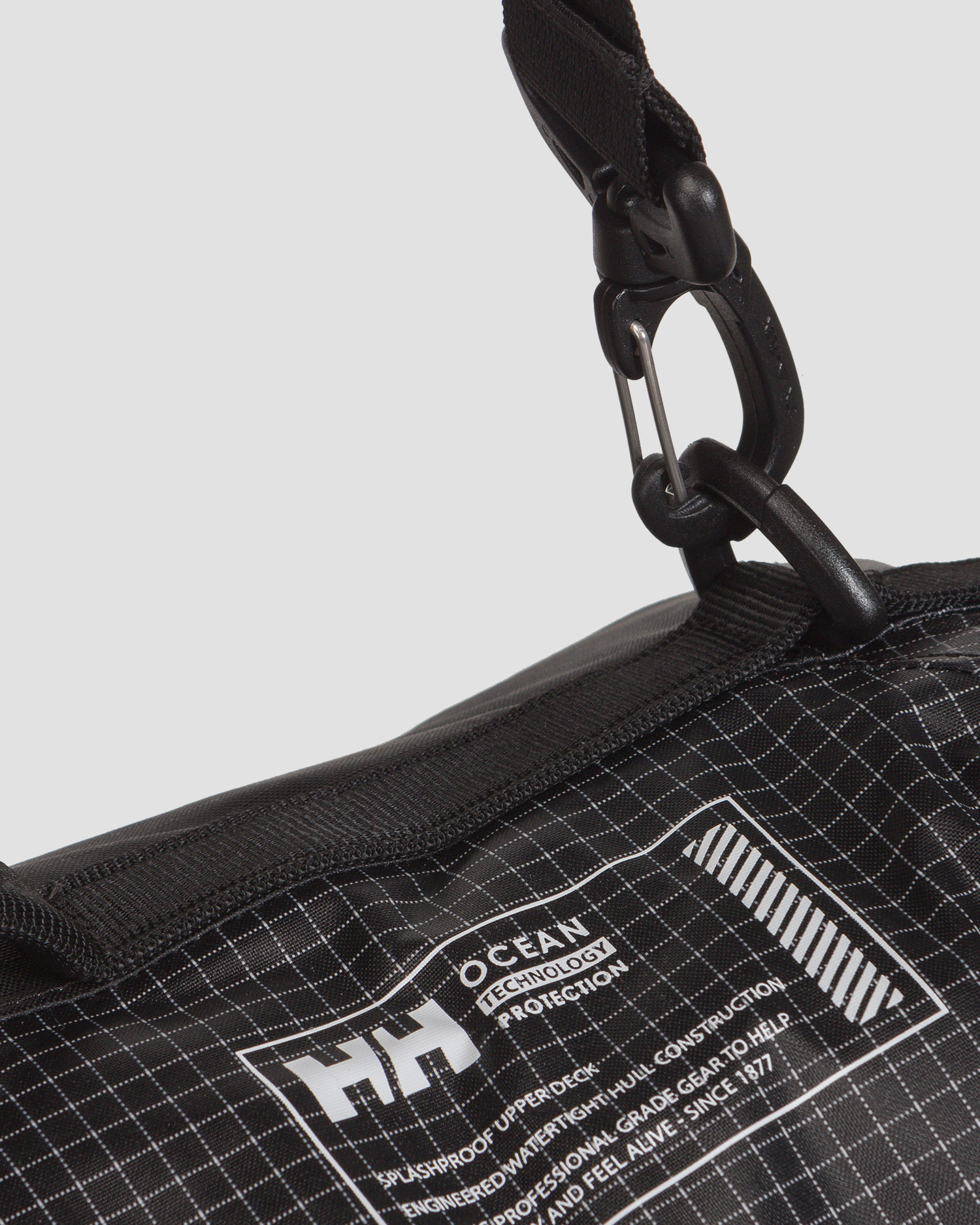 Geantă neagră impermeabilă Helly Hansen Hightide WP Duffel 35L