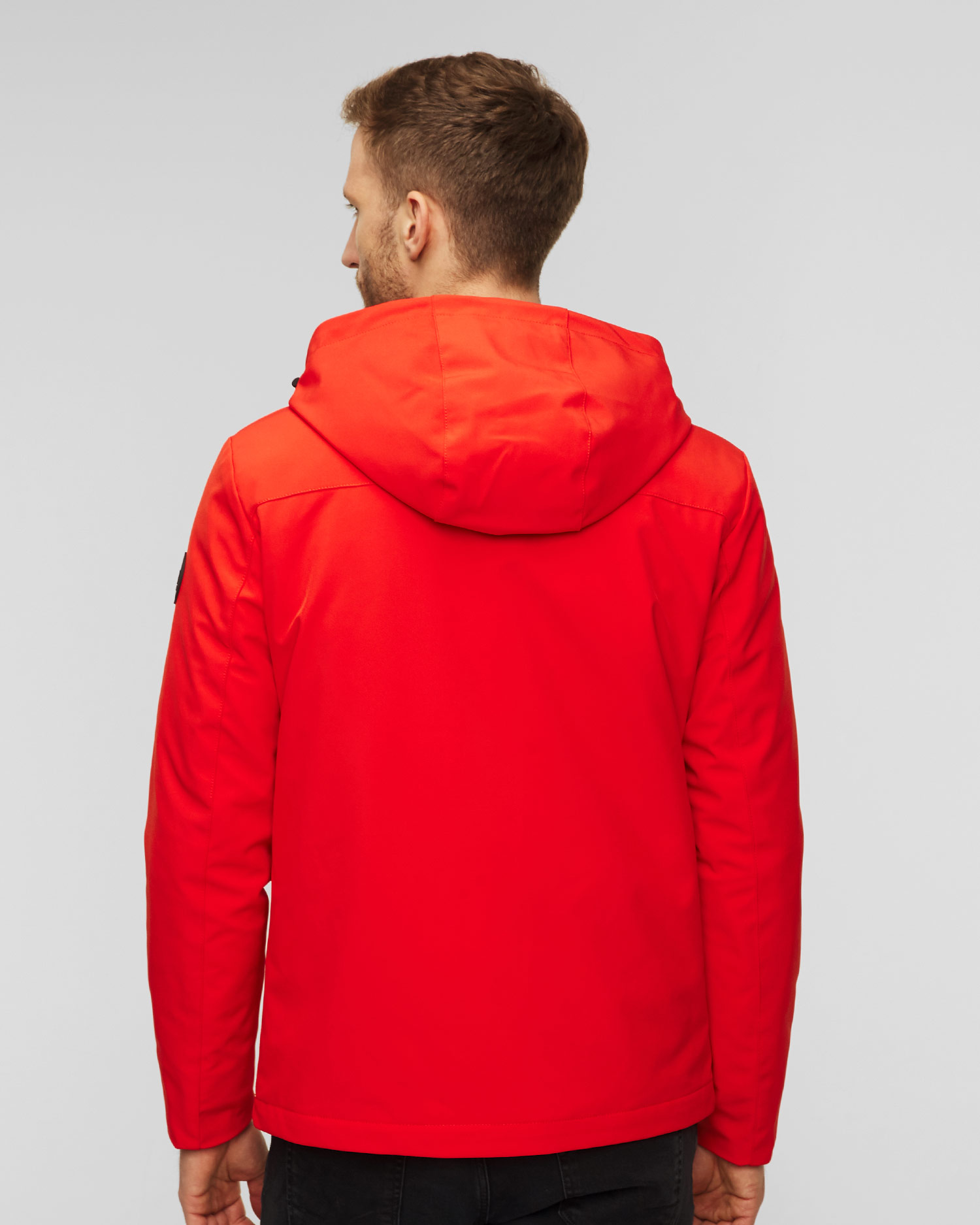Men's red Woolrich Pacific Soft Shell Jacket