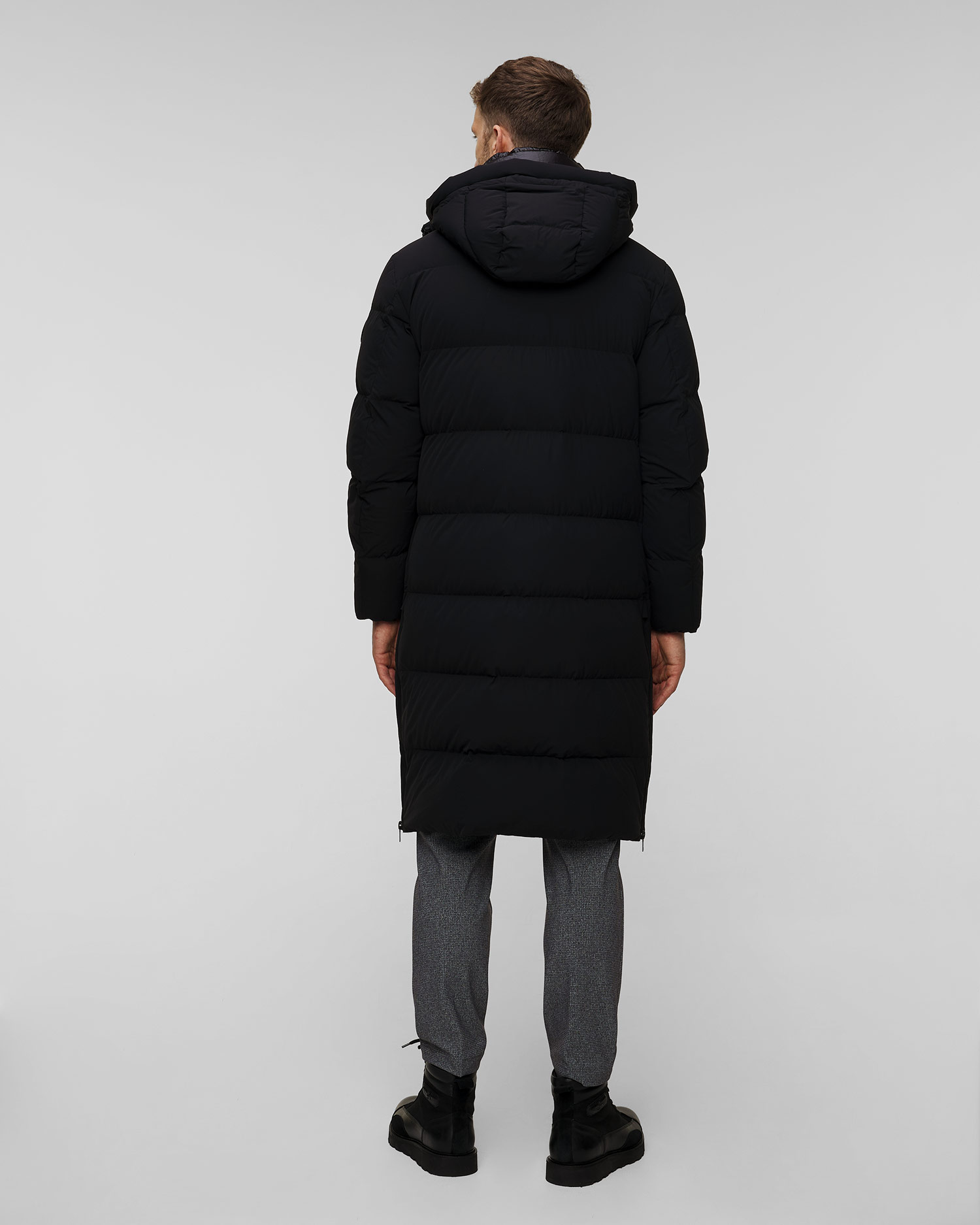 Pánska čierna páperová bunda Woolrich Sierra Supreme Down Parka