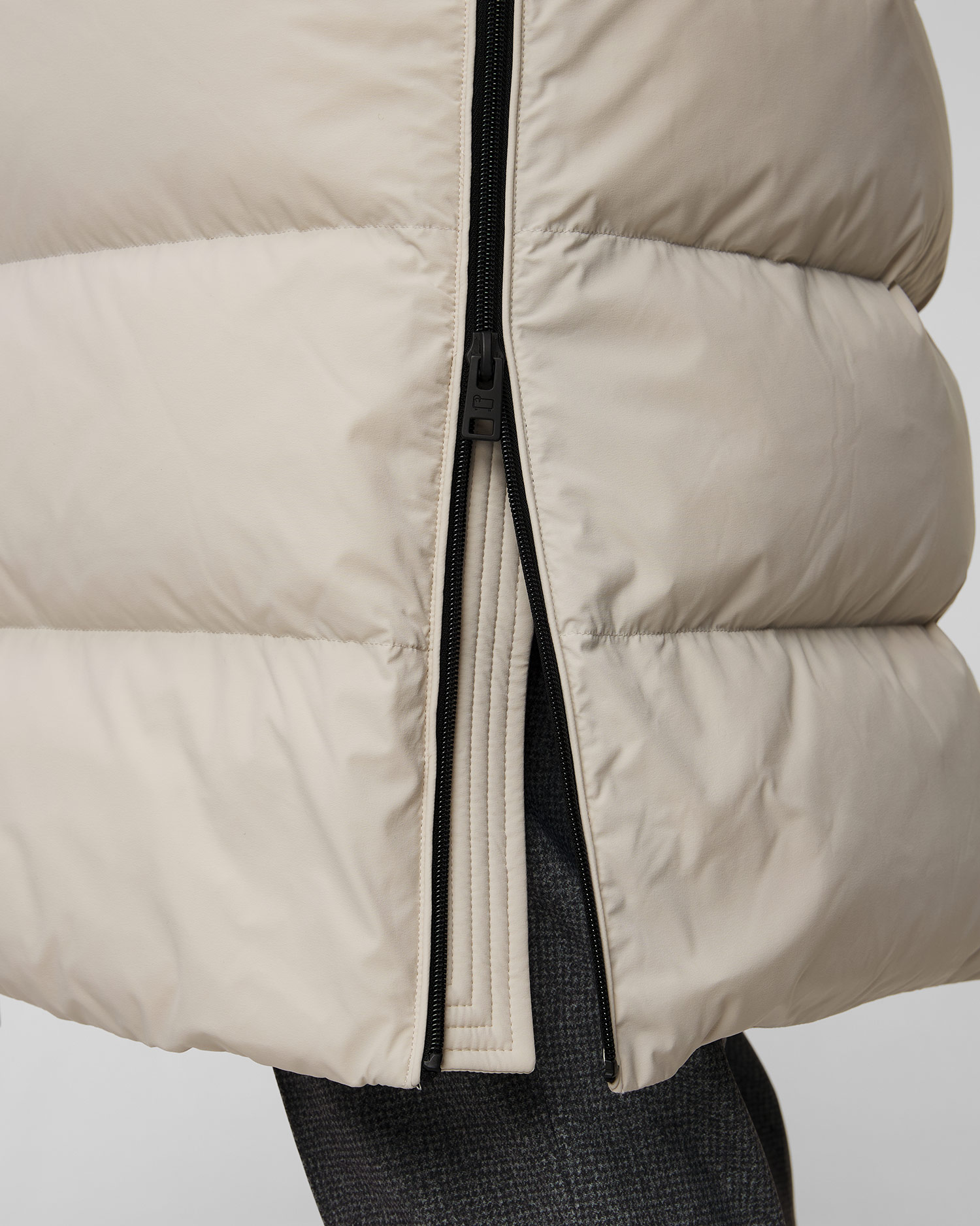 Pánska béžová páperová bunda Woolrich Sierra Supreme Down Parka